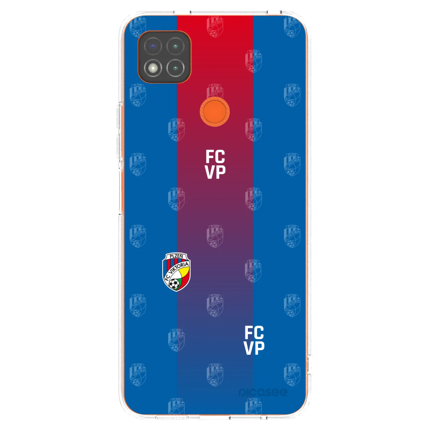 Picasee silikonový průhledný obal pro Xiaomi Redmi 9C - FC Viktoria Plzeň F