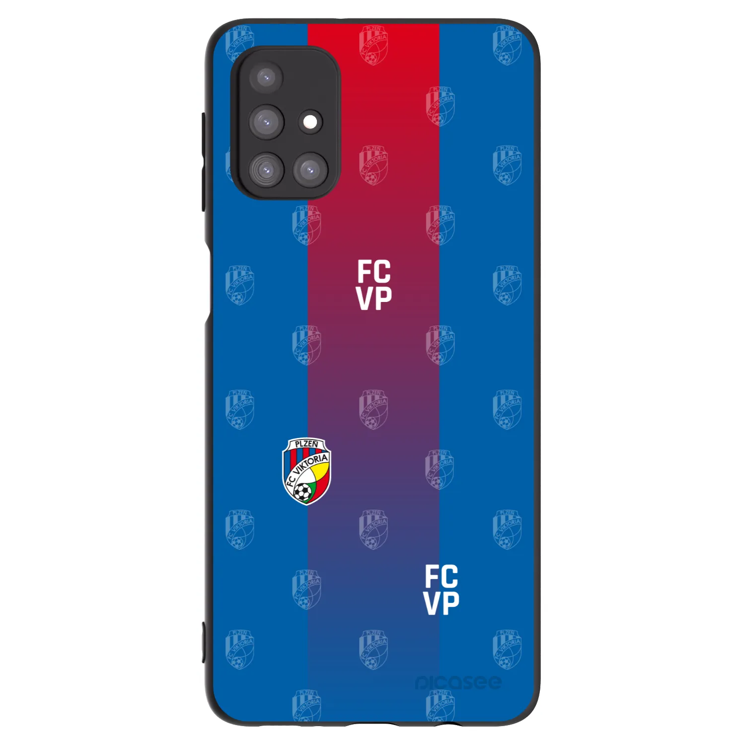 Picasee silikonový černý obal pro Samsung Galaxy M31s - FC Viktoria Plzeň F