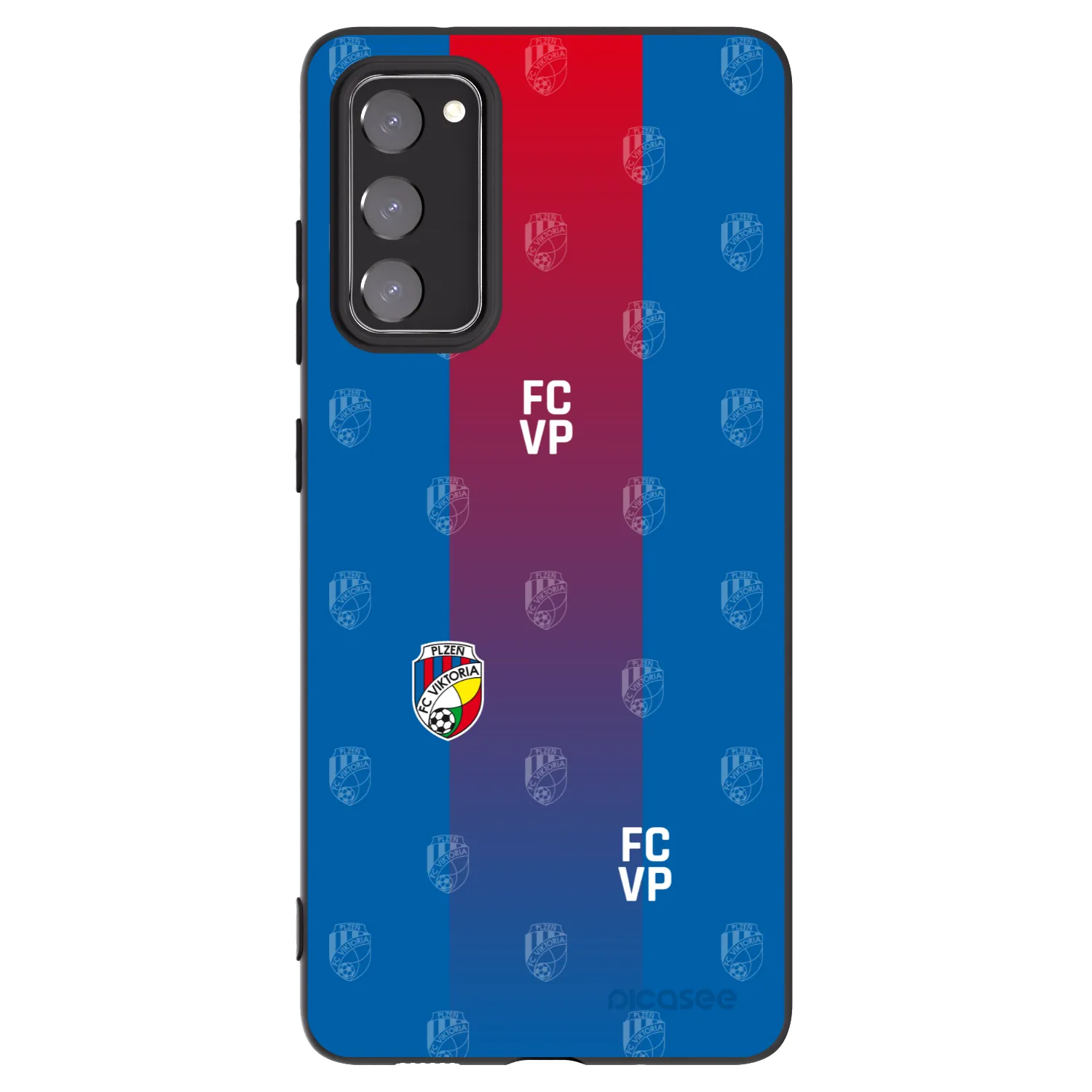 Picasee silikonový černý obal pro Samsung Galaxy S20 FE - FC Viktoria Plzeň F