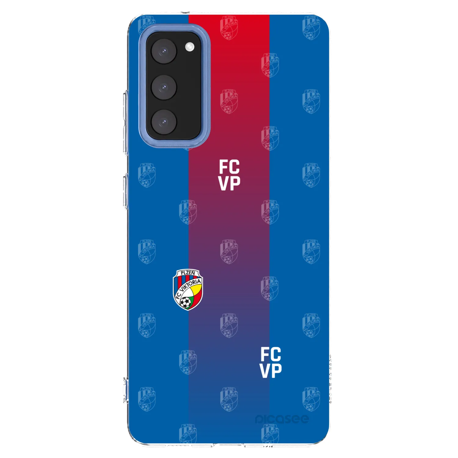 Picasee silikonový průhledný obal pro Samsung Galaxy S20 FE - FC Viktoria Plzeň F