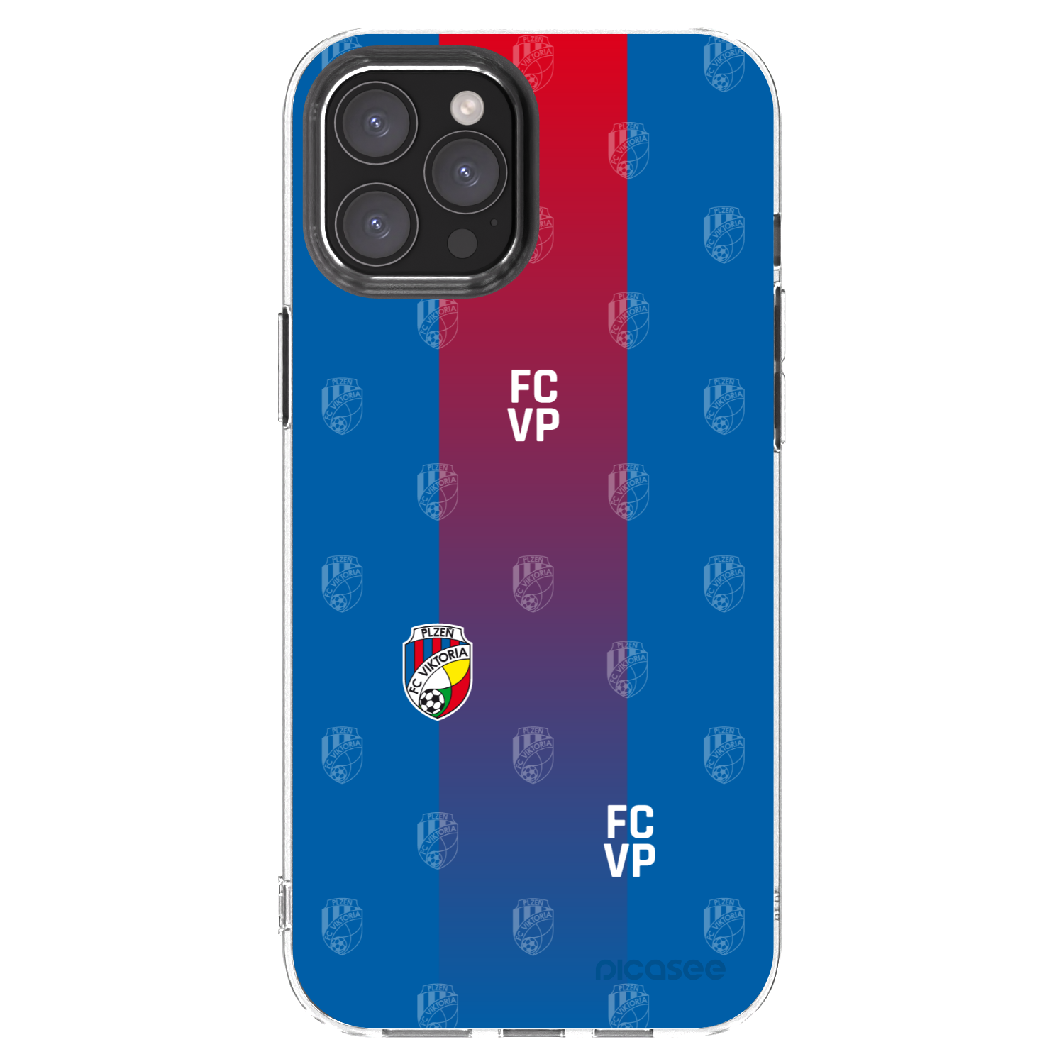 Picasee silikonový průhledný obal pro Apple iPhone 12 Pro Max - FC Viktoria Plzeň F
