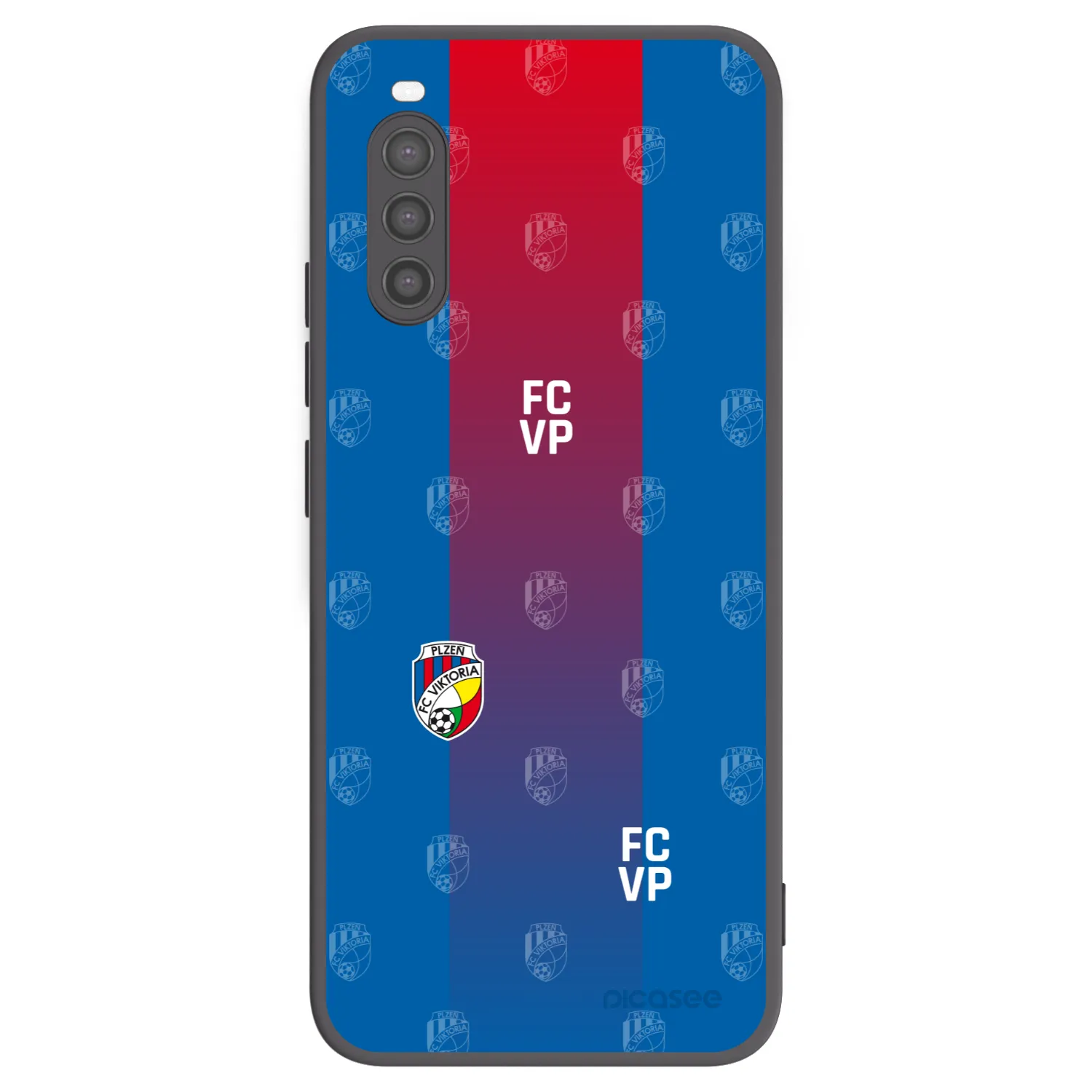 Picasee silikonový černý obal pro Sony Xperia 10 II - FC Viktoria Plzeň F
