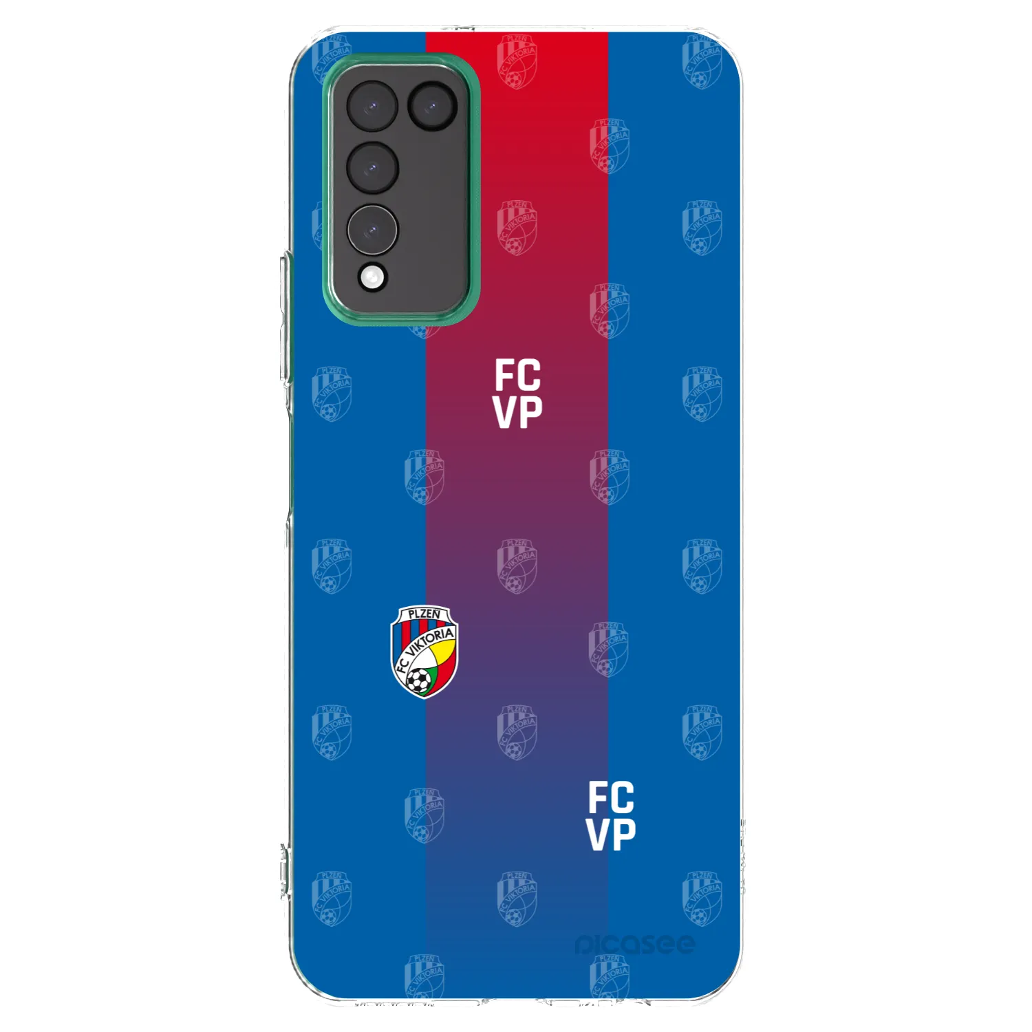 Picasee silikonový průhledný obal pro Honor 10X Lite - FC Viktoria Plzeň F
