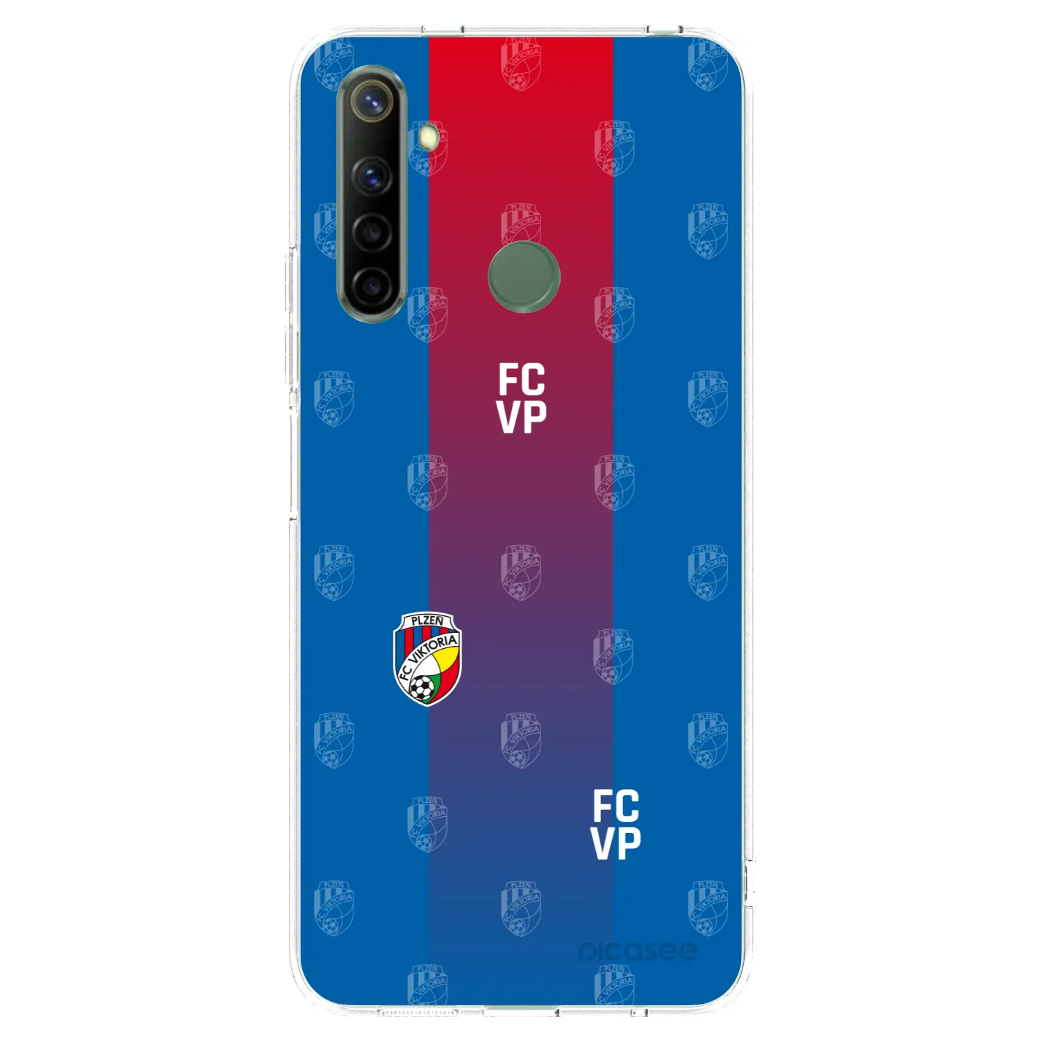 Picasee silikonový průhledný obal pro Realme 6i - FC Viktoria Plzeň F