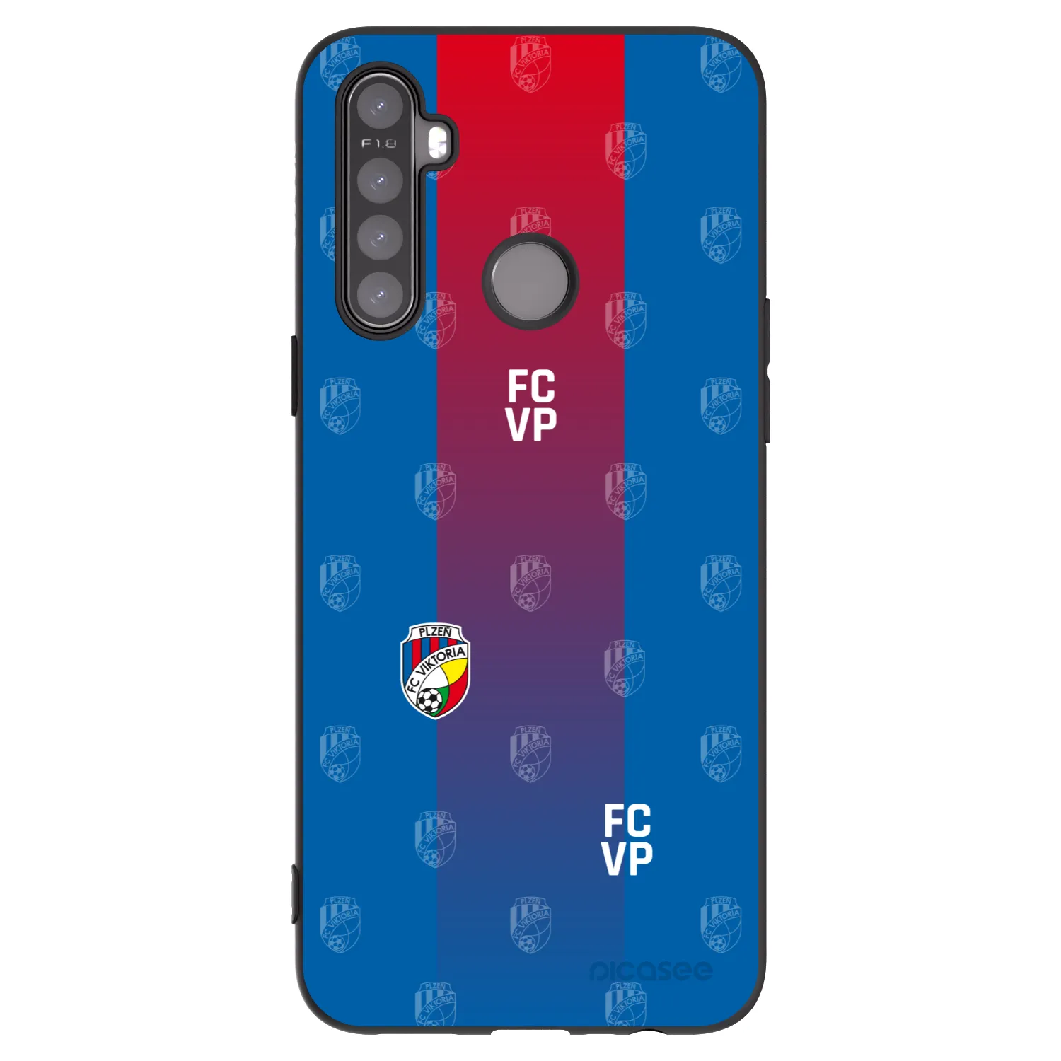 Picasee silikonový černý obal pro Realme 6i - FC Viktoria Plzeň F