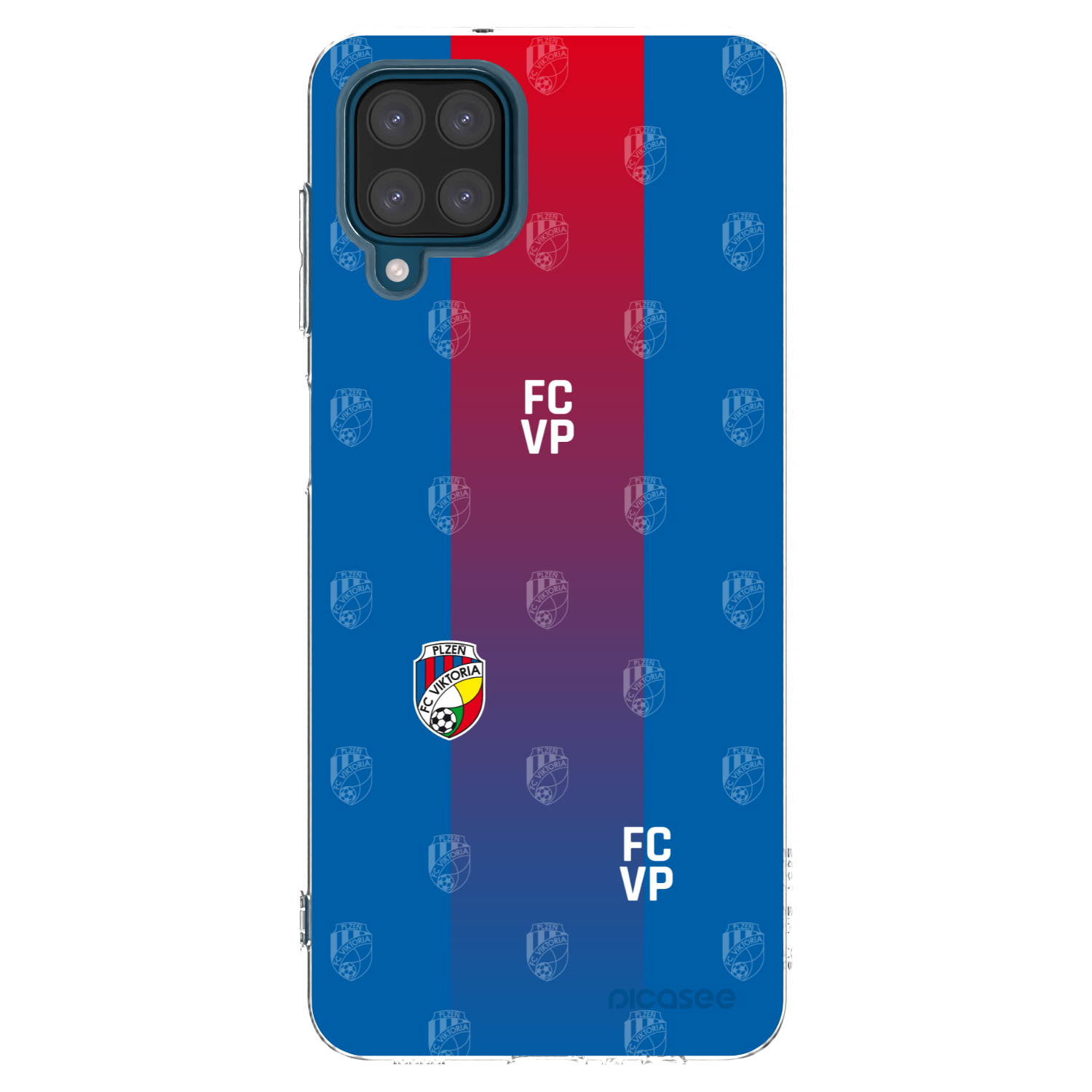 Picasee silikonový průhledný obal pro Samsung Galaxy A12 A125F - FC Viktoria Plzeň F