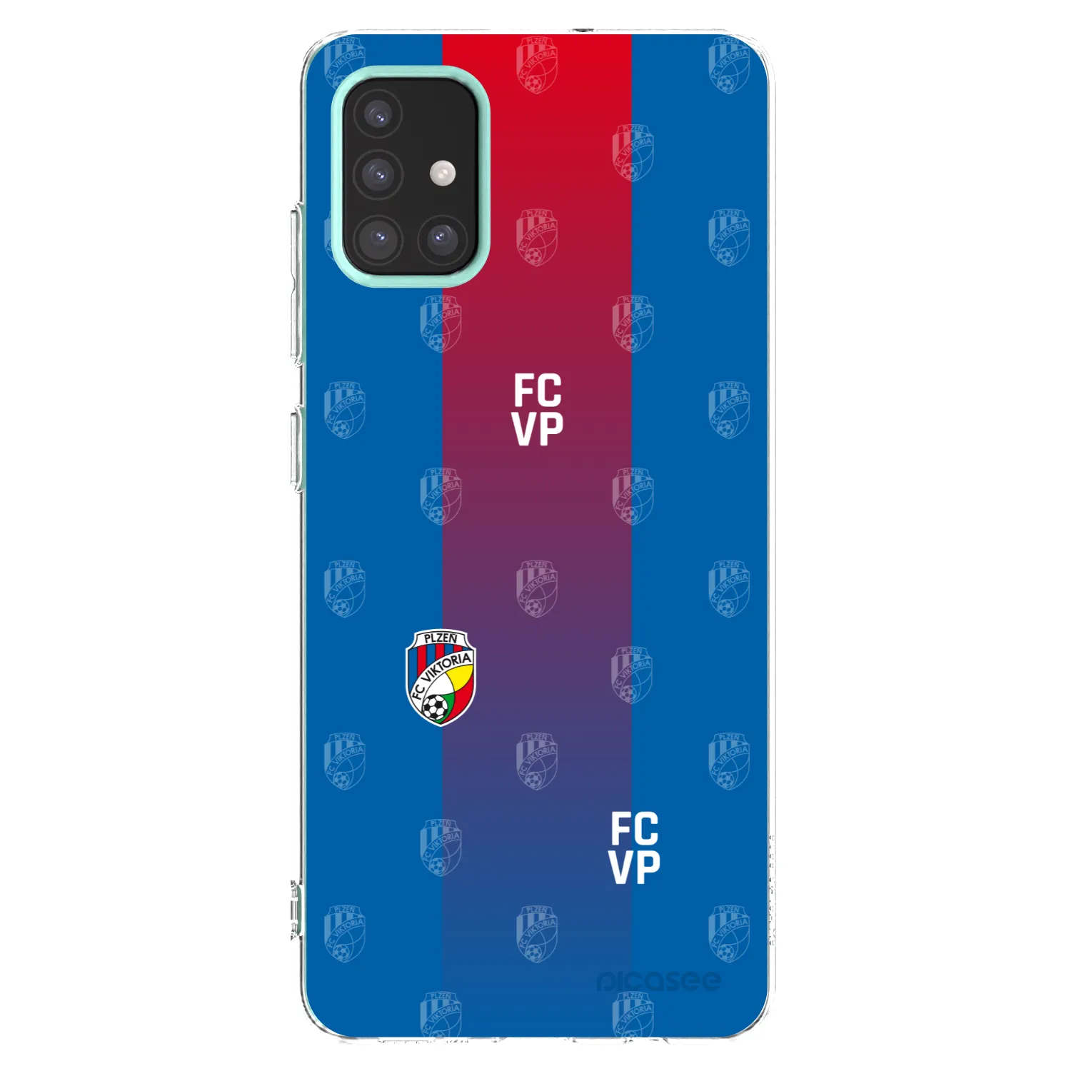 Picasee silikonový průhledný obal pro Samsung Galaxy M31s - FC Viktoria Plzeň F