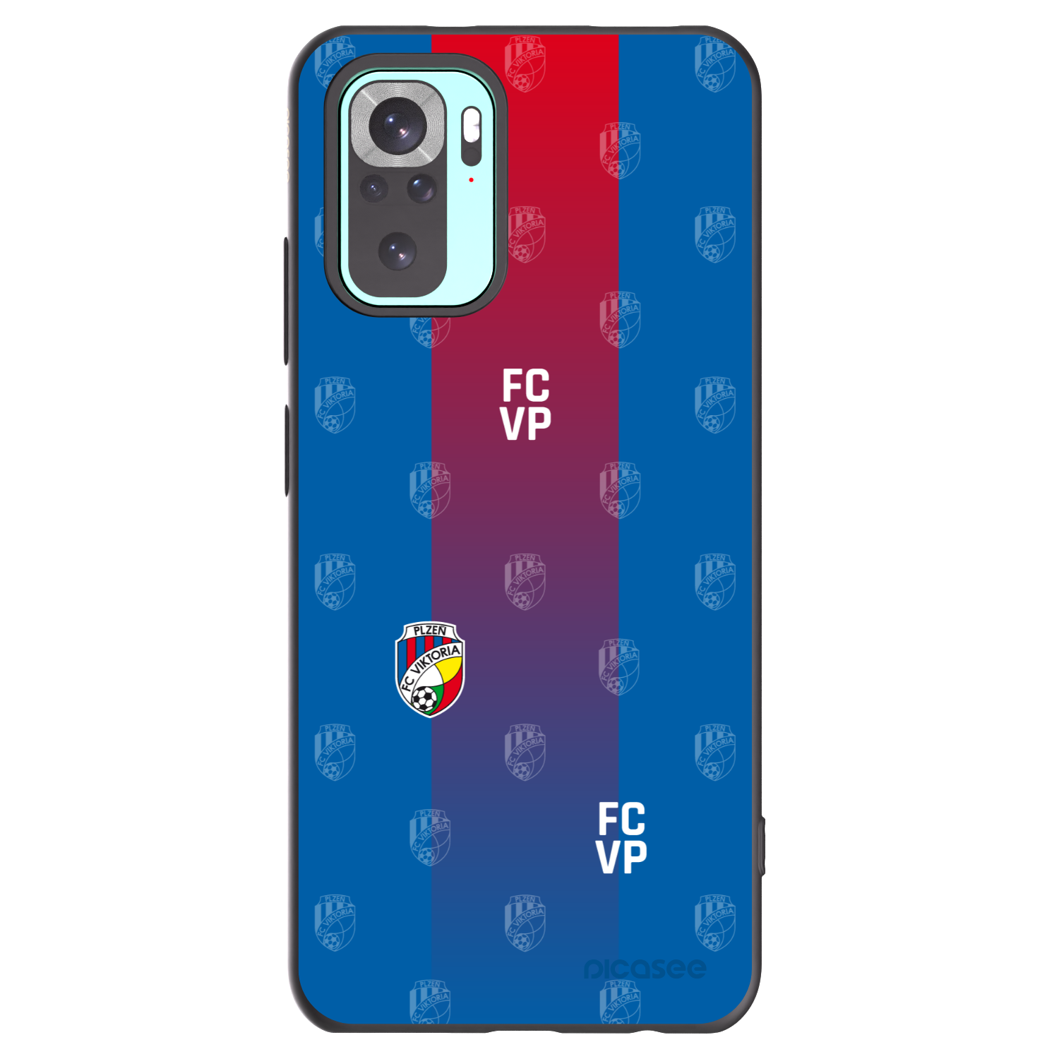 Picasee silikonový černý obal pro Xiaomi Redmi Note 10 Pro - FC Viktoria Plzeň F