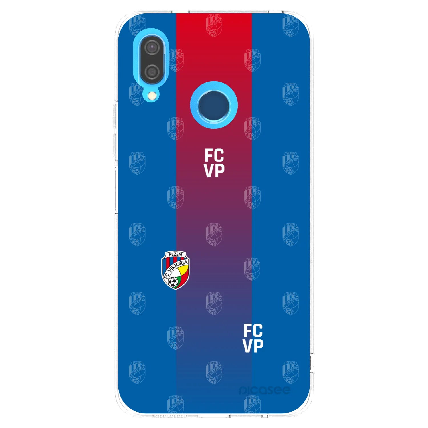 Picasee silikonový průhledný obal pro Huawei P20 Lite - FC Viktoria Plzeň F
