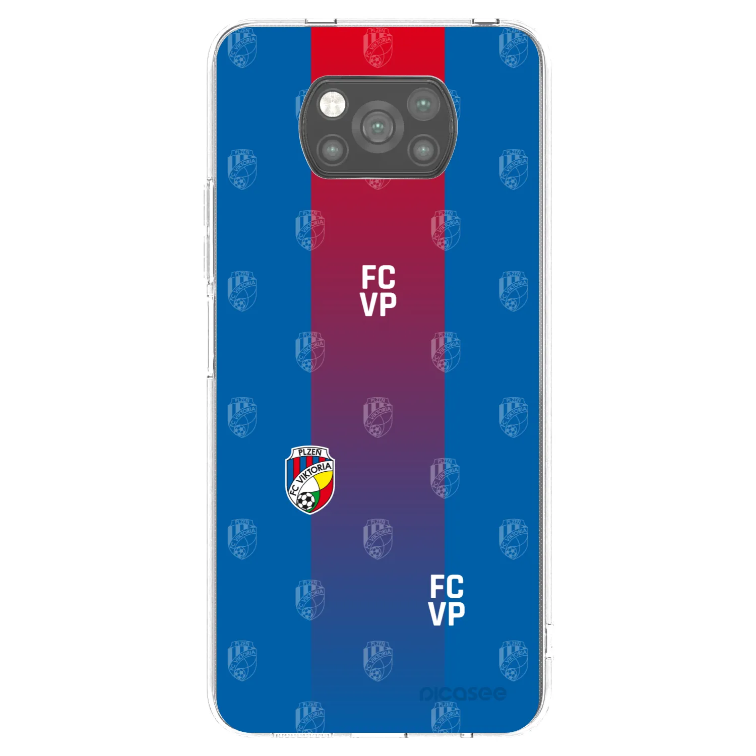 Picasee silikonový černý obal pro Xiaomi Poco X3 Pro - FC Viktoria Plzeň F