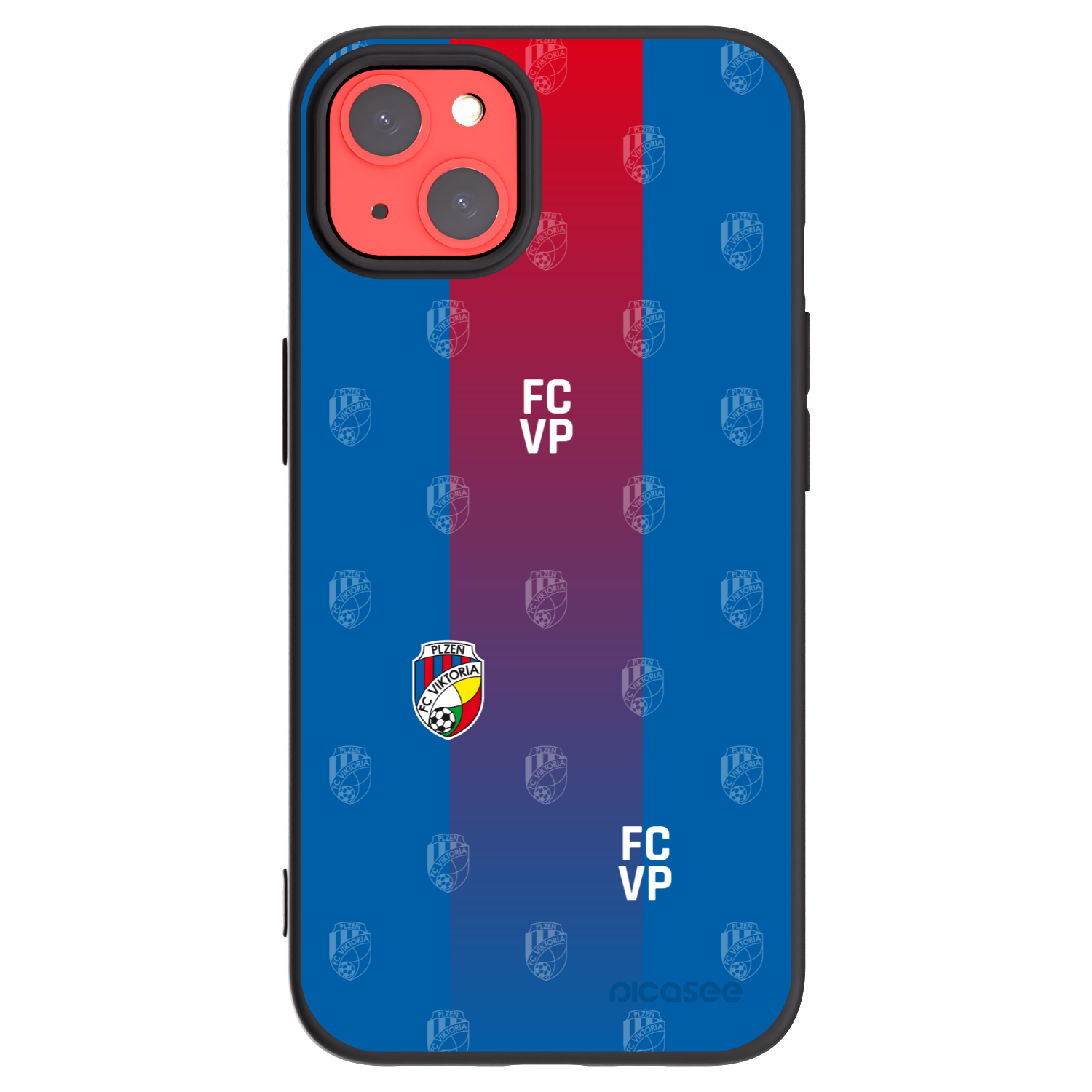 Picasee silikonový černý obal pro Apple iPhone 13 - FC Viktoria Plzeň F