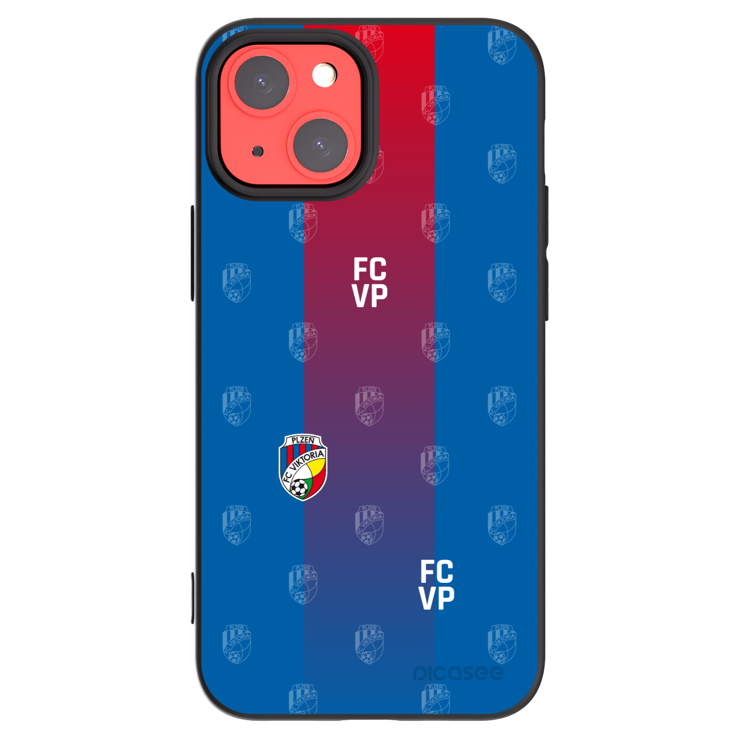 Picasee silikonový černý obal pro Apple iPhone 13 mini - FC Viktoria Plzeň F