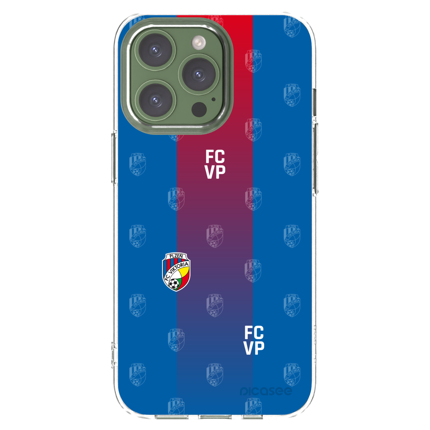 Picasee silikonový průhledný obal pro Apple iPhone 13 Pro - FC Viktoria Plzeň F