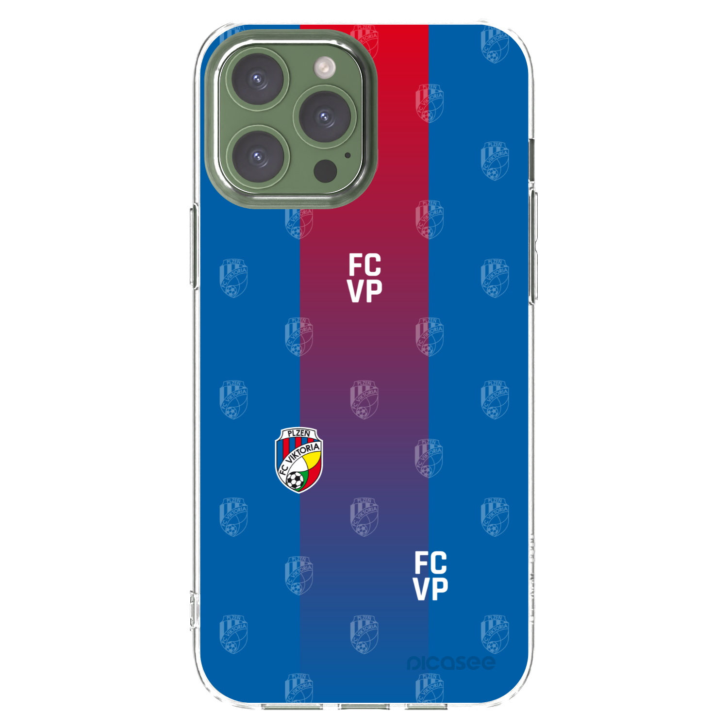 Picasee silikonový průhledný obal pro Apple iPhone 13 Pro Max - FC Viktoria Plzeň F