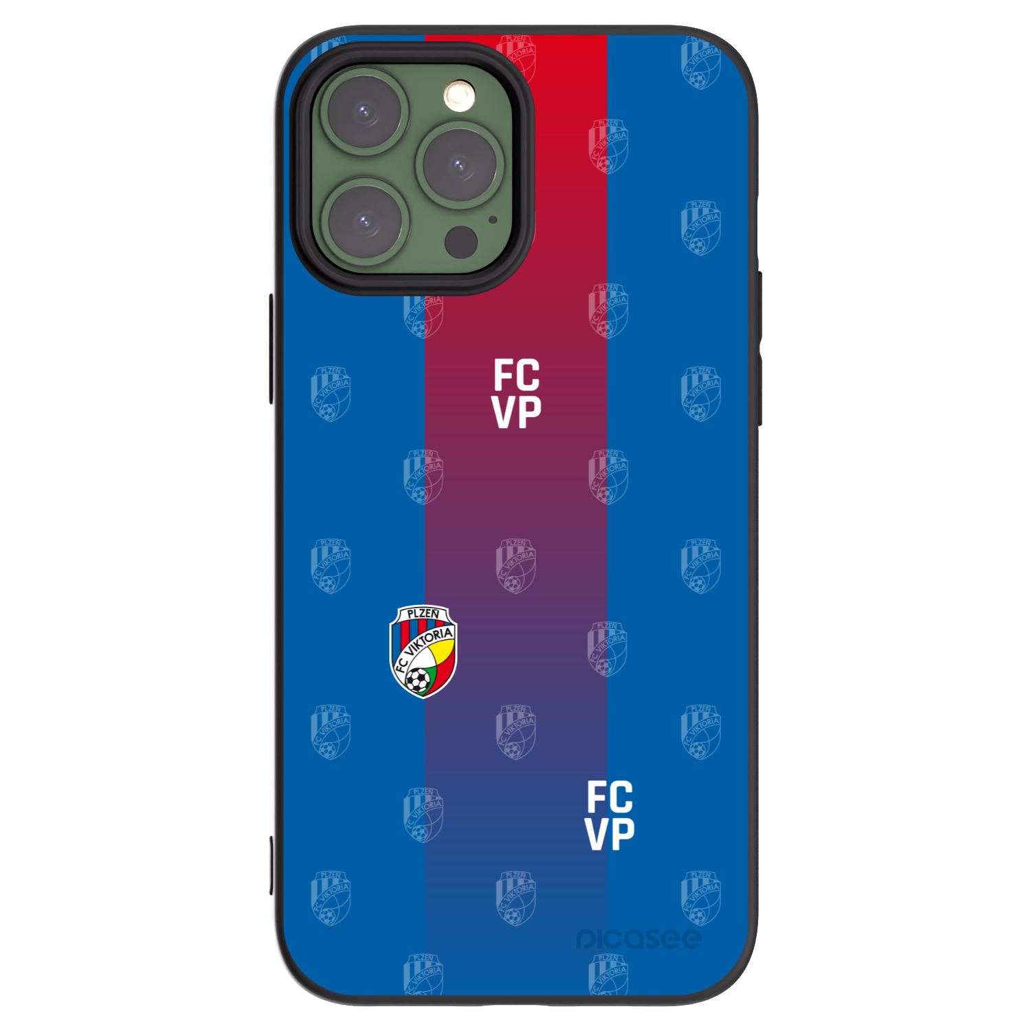 Picasee silikonový černý obal pro Apple iPhone 13 Pro Max - FC Viktoria Plzeň F