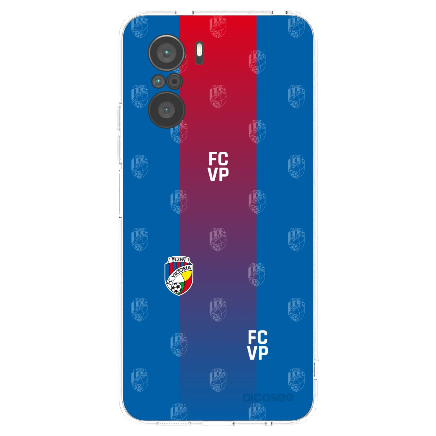 Picasee silikonový průhledný obal pro Xiaomi Poco F3 - FC Viktoria Plzeň F