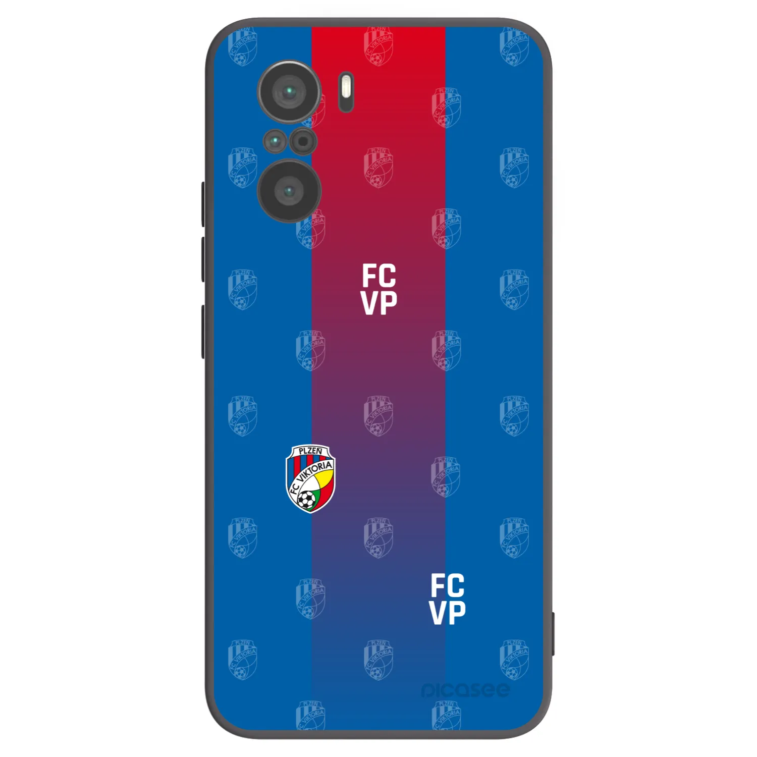 Picasee silikonový černý obal pro Xiaomi Poco F3 - FC Viktoria Plzeň F