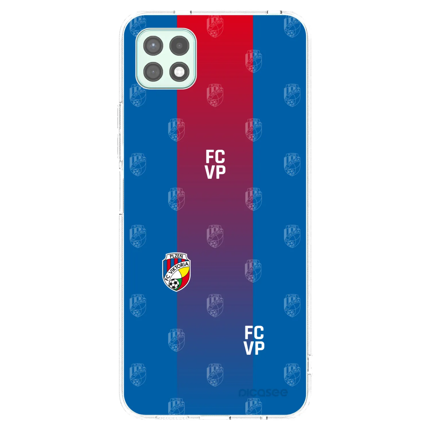 Picasee silikonový průhledný obal pro Samsung Galaxy A22 A226B 5G - FC Viktoria Plzeň F