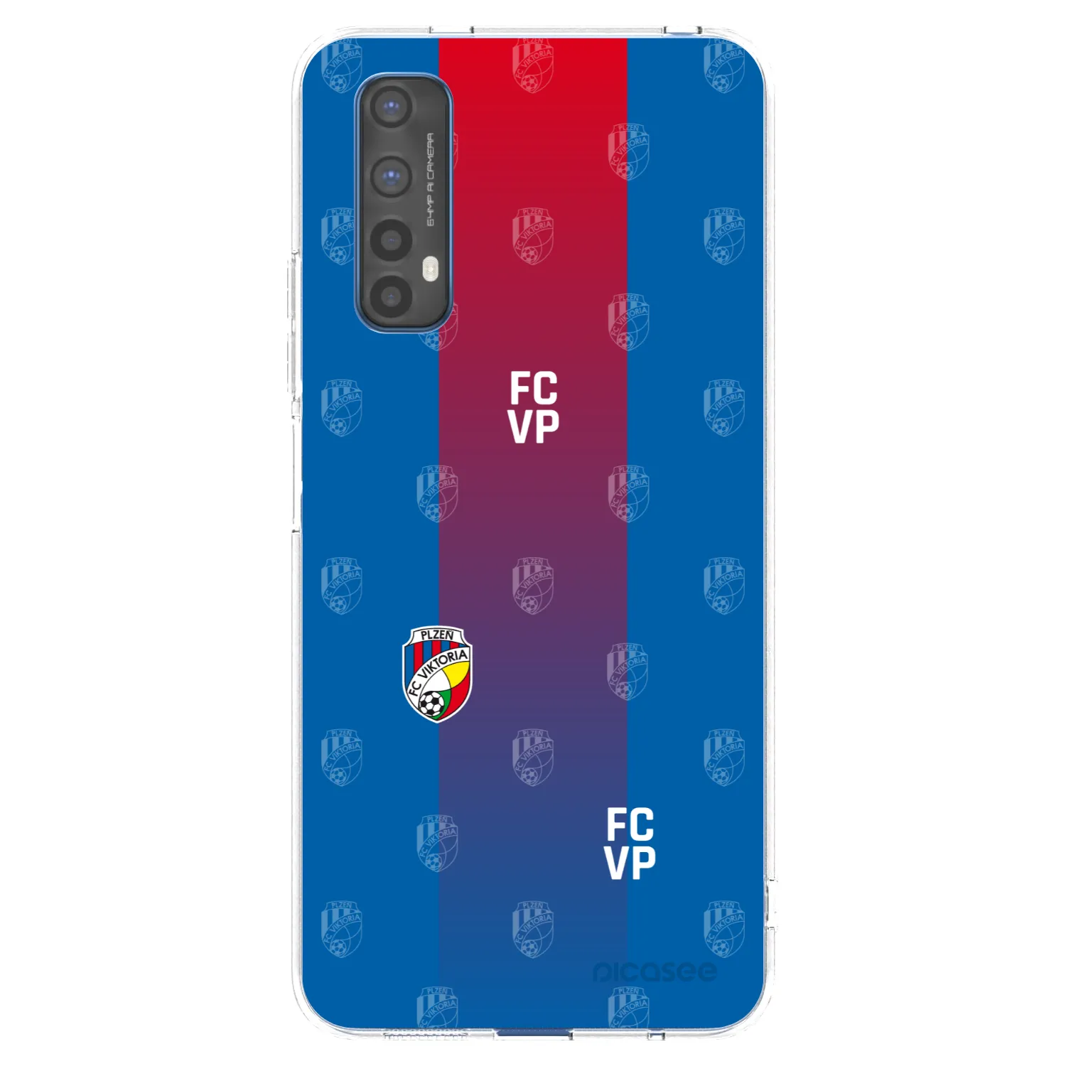 Picasee silikonový průhledný obal pro Realme 7 - FC Viktoria Plzeň F