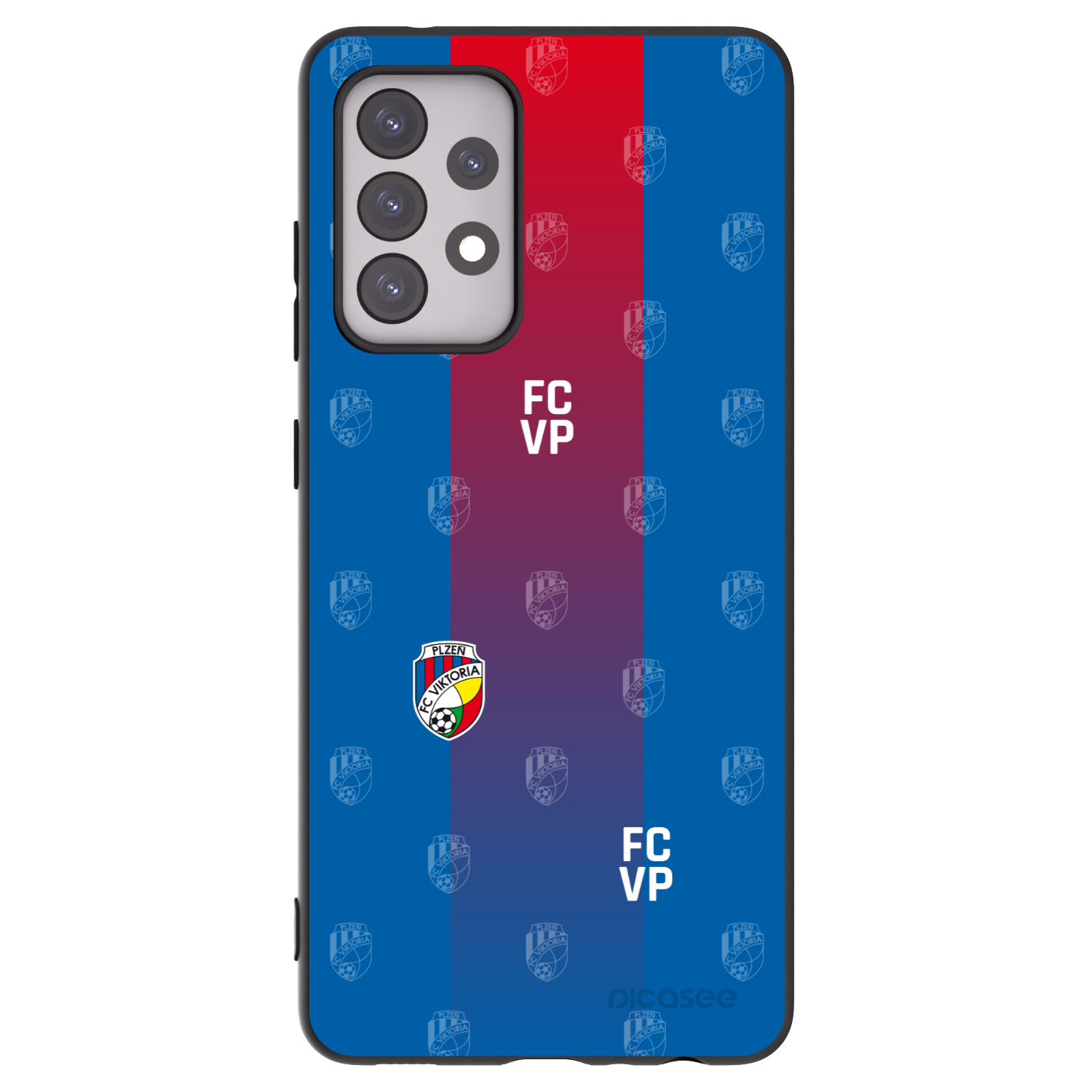 Picasee silikonový černý obal pro Samsung Galaxy A52s 5G A528B - FC Viktoria Plzeň F