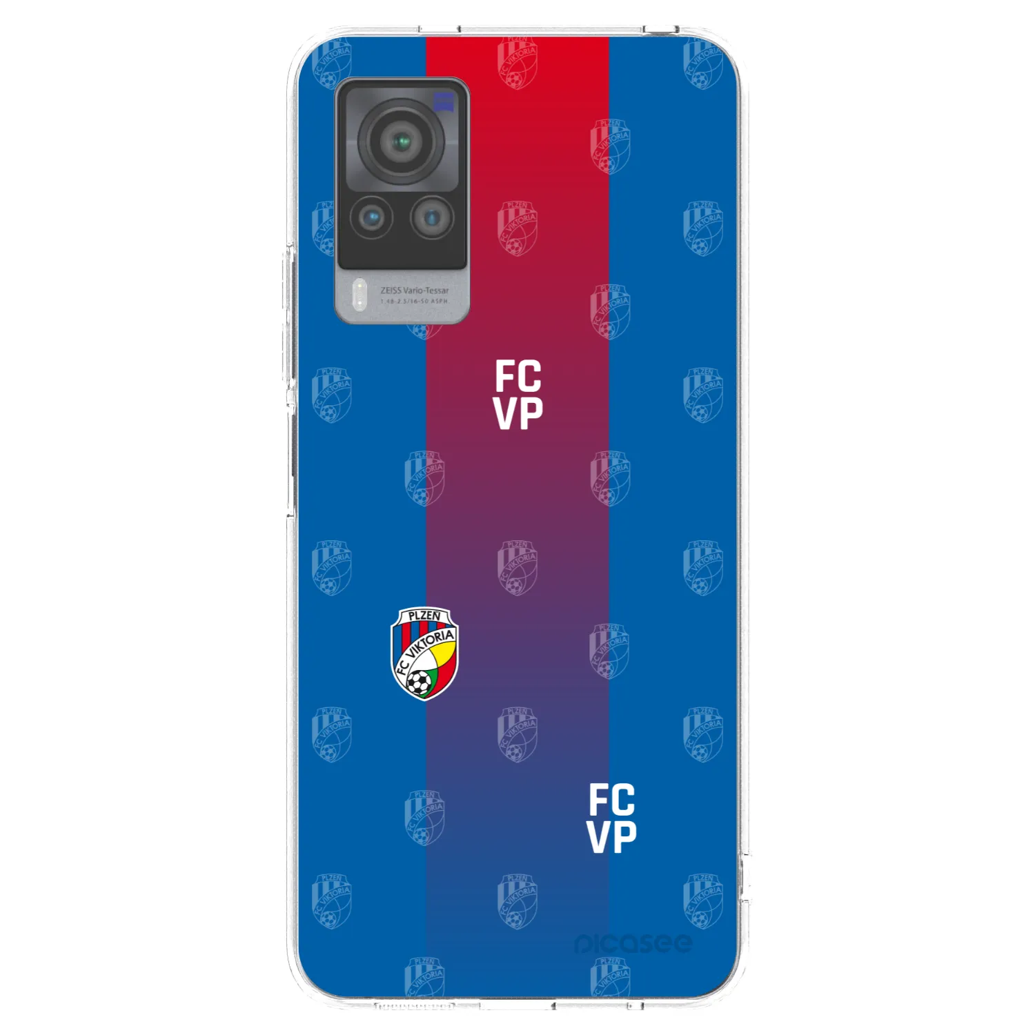 Picasee silikonový průhledný obal pro Vivo X60 Pro 5G - FC Viktoria Plzeň F