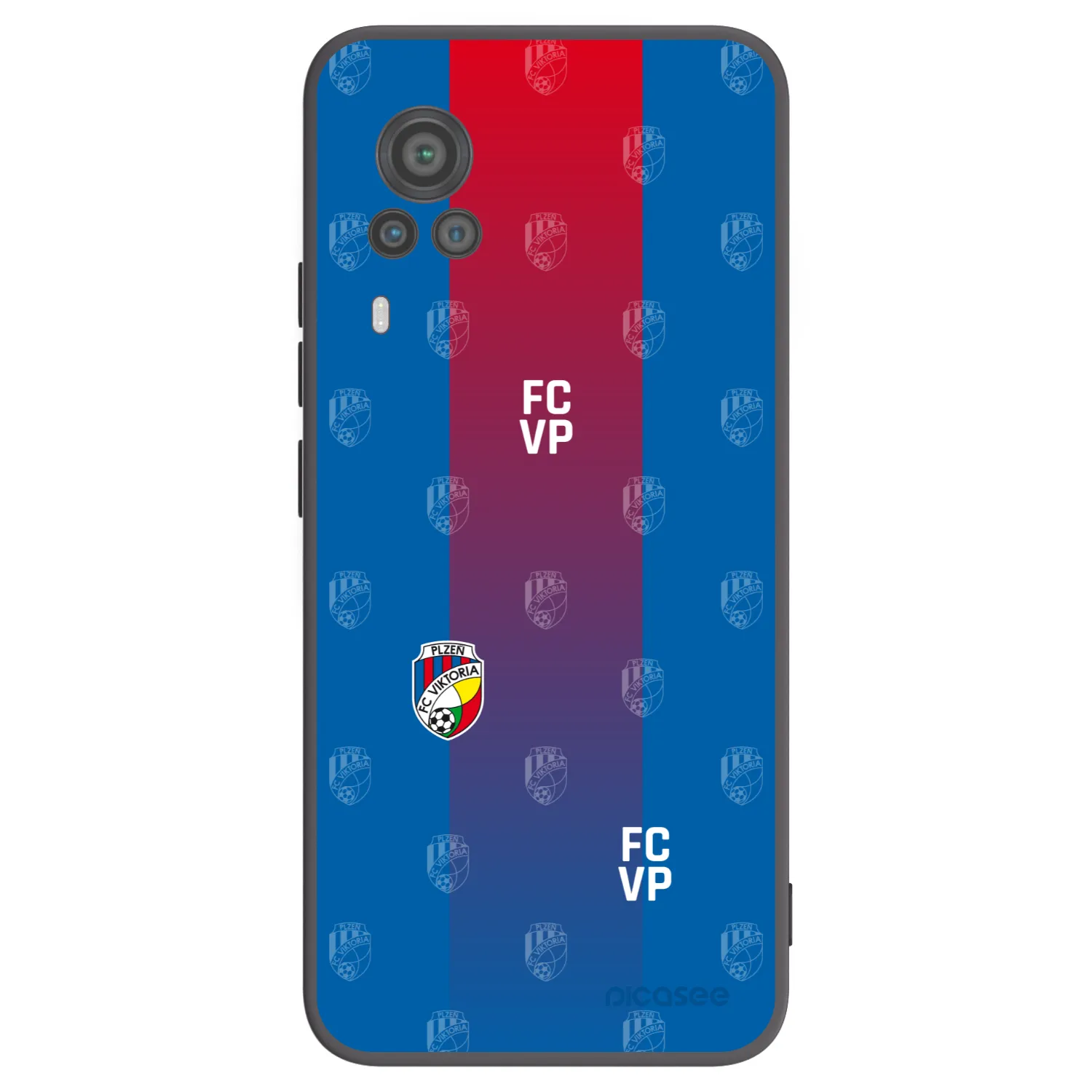 Picasee silikonový černý obal pro Vivo X60 Pro 5G - FC Viktoria Plzeň F