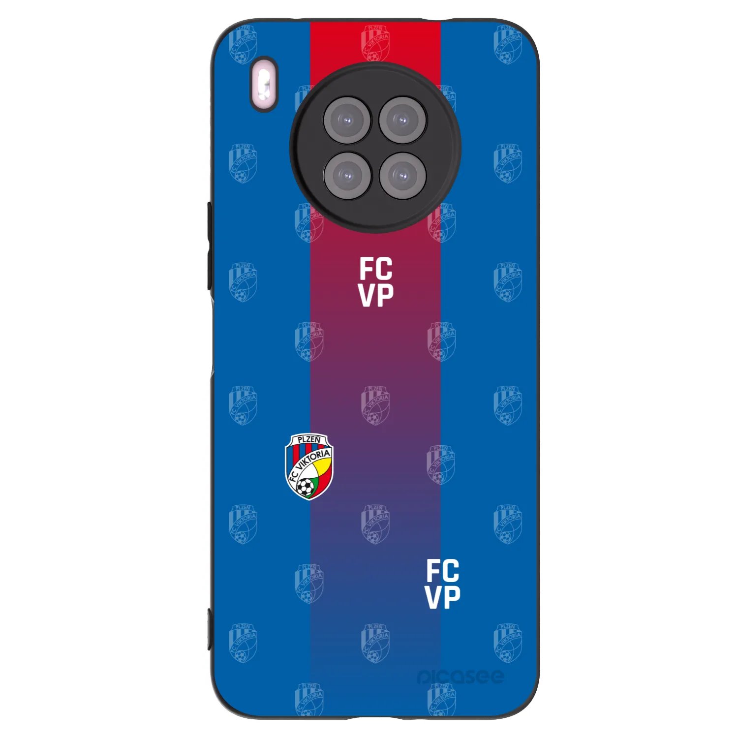 Picasee silikonový černý obal pro Huawei Nova 8i - FC Viktoria Plzeň F