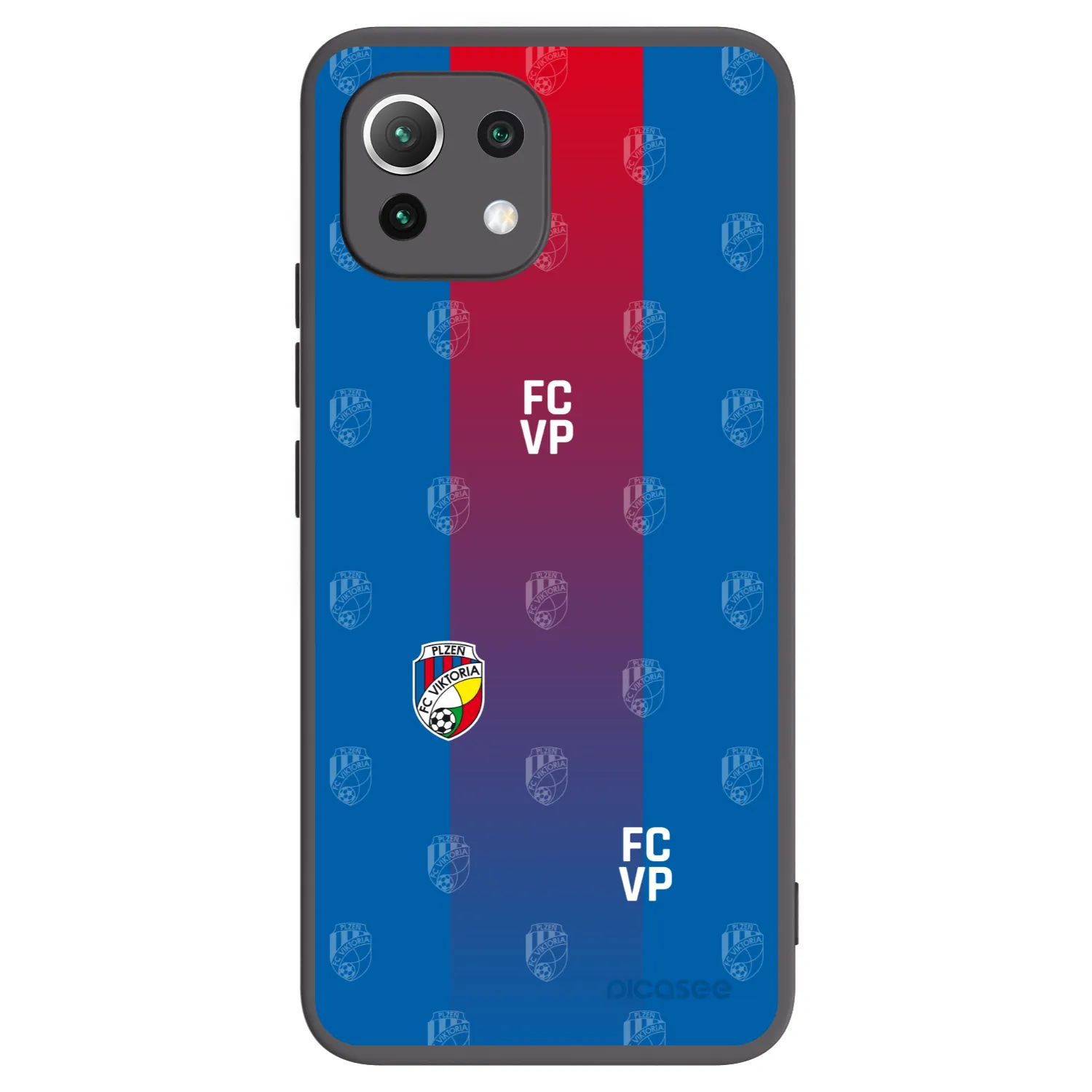 Picasee silikonový černý obal pro Xiaomi 11 Lite 5G NE - FC Viktoria Plzeň F