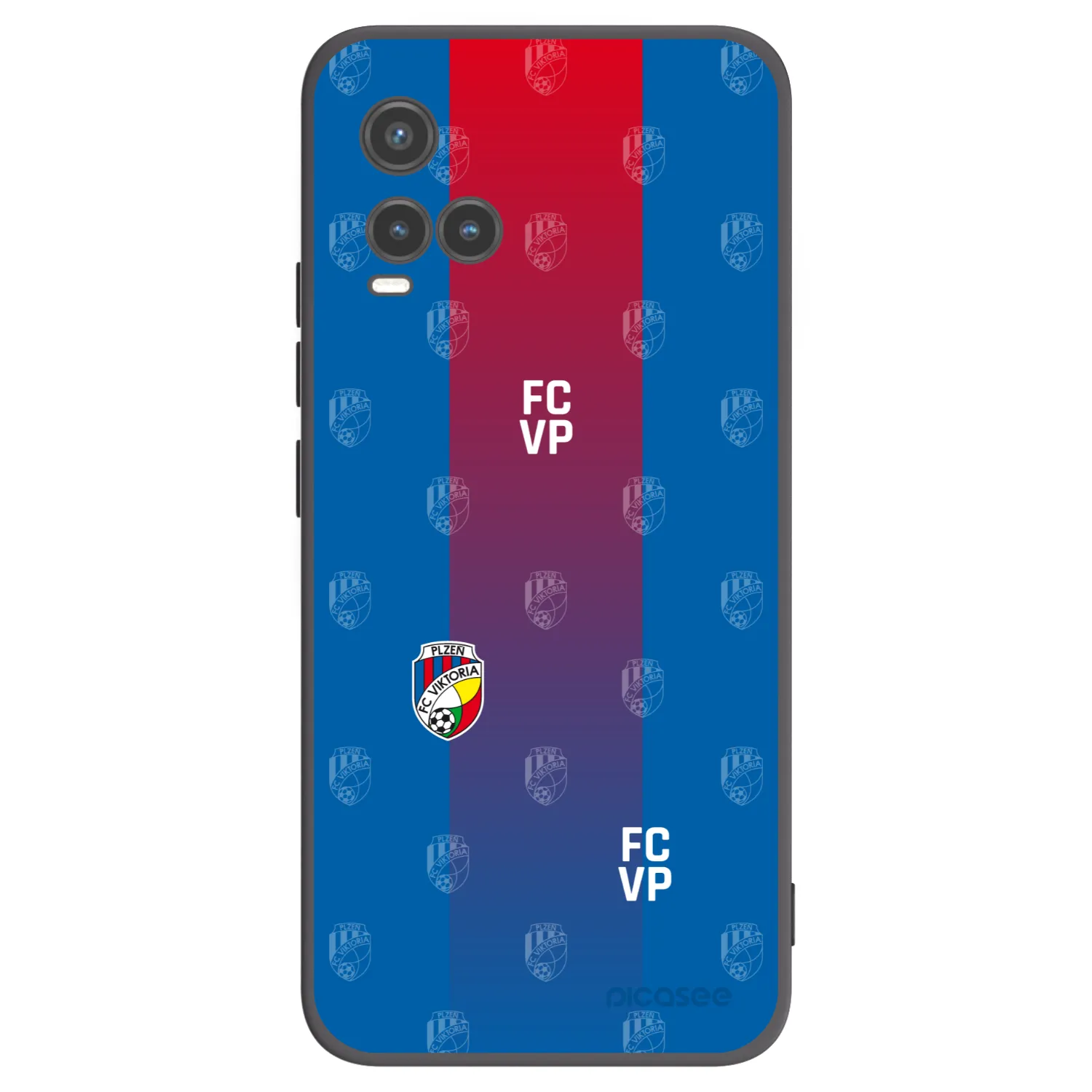 Picasee silikonový černý obal pro Vivo Y33s - FC Viktoria Plzeň F