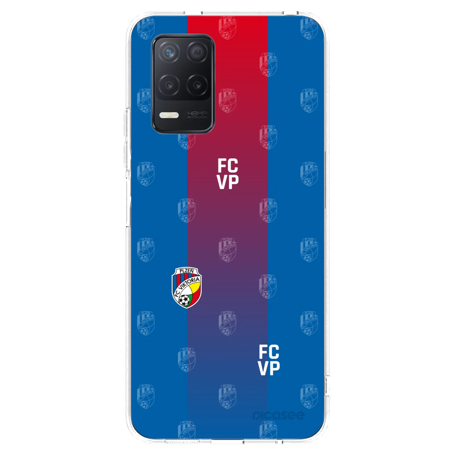 Picasee silikonový průhledný obal pro Realme 8 5G - FC Viktoria Plzeň F