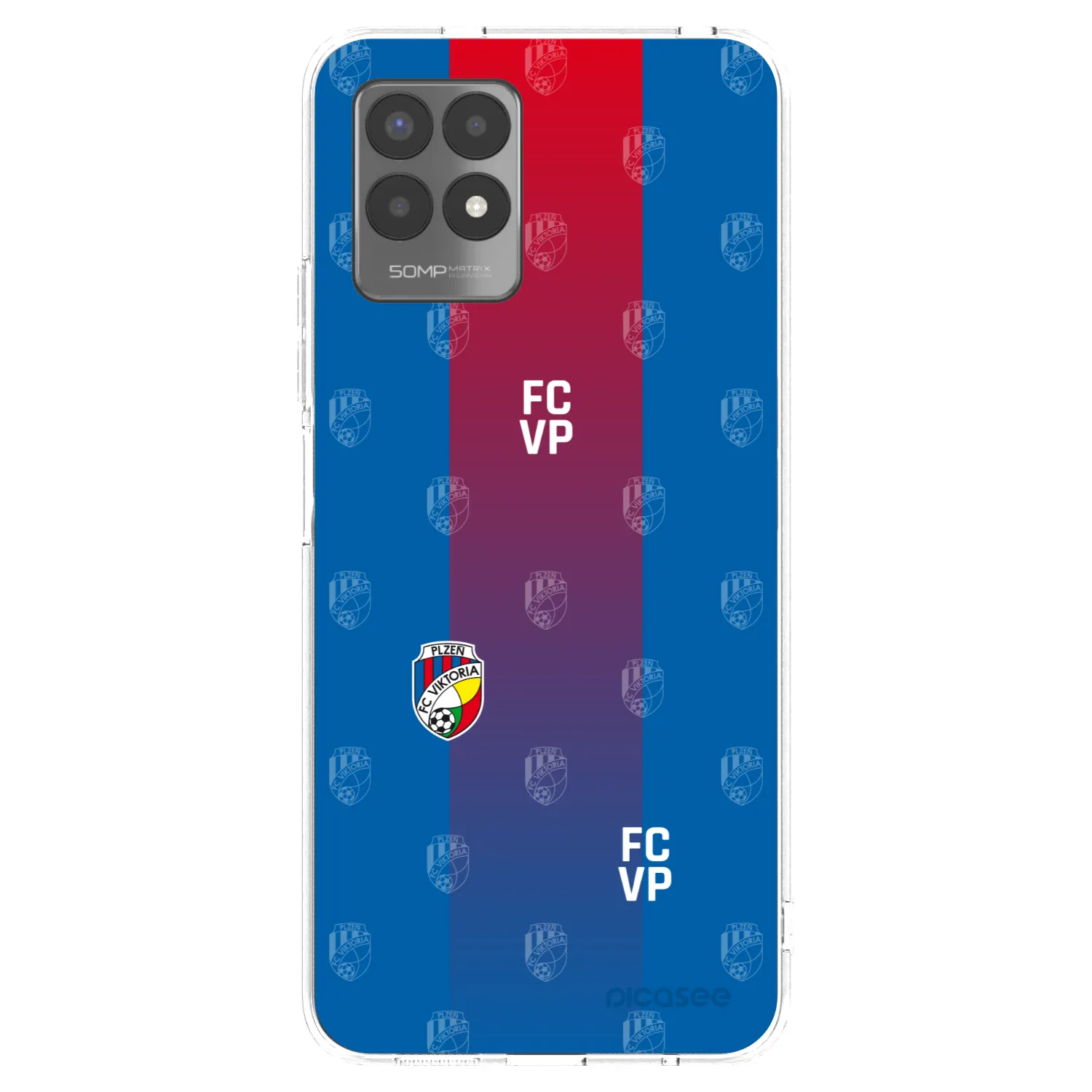 Picasee silikonový průhledný obal pro Realme 8i - FC Viktoria Plzeň F