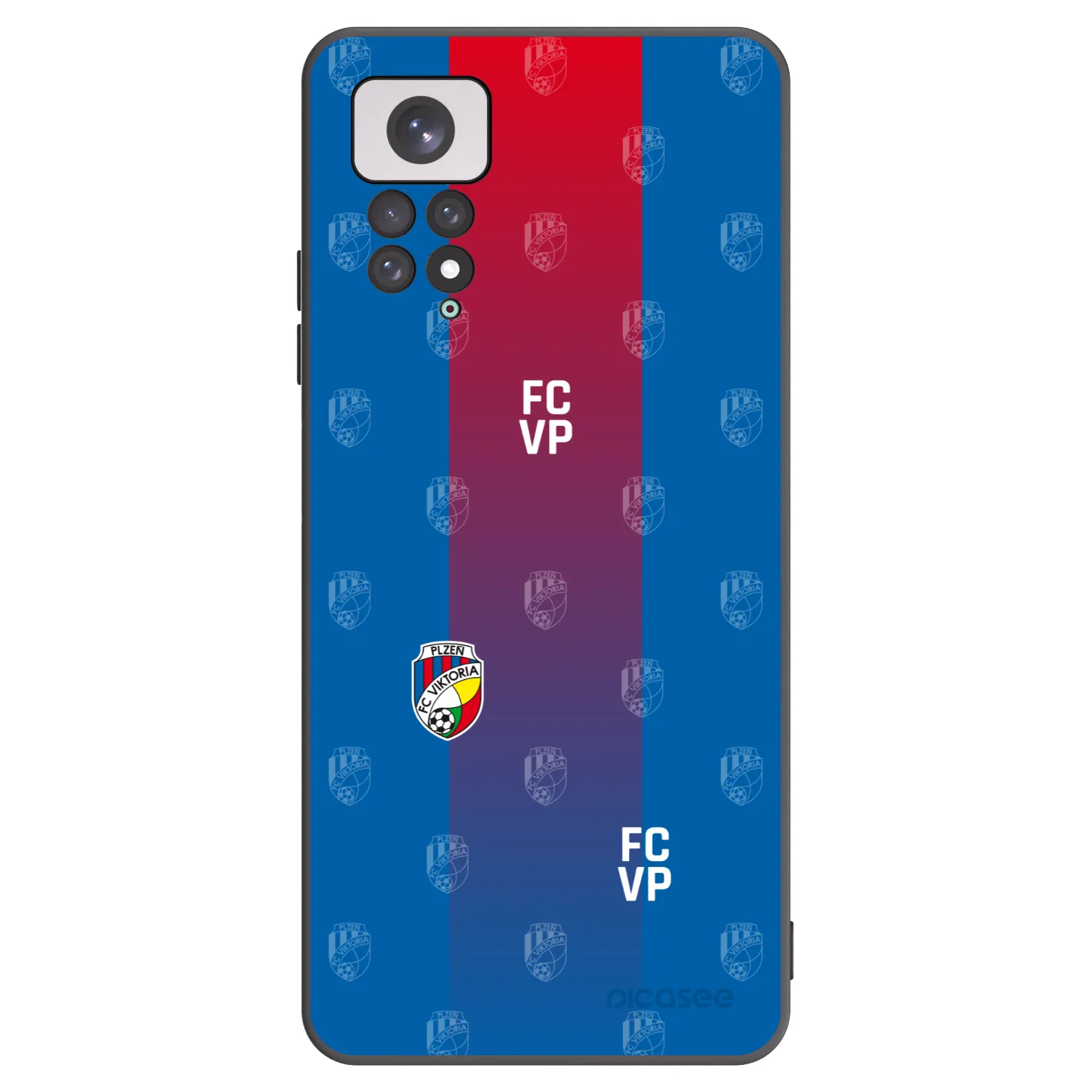 Picasee silikonový černý obal pro Xiaomi Redmi Note 11 - FC Viktoria Plzeň F