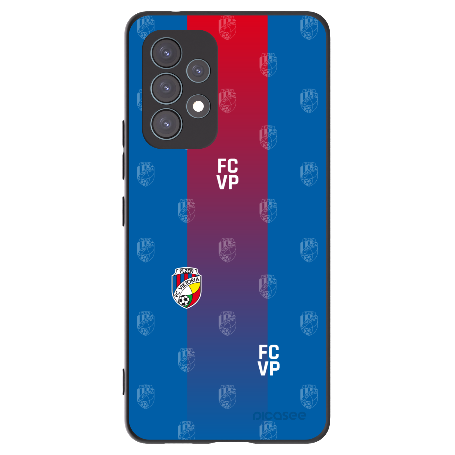 Picasee silikonový černý obal pro Samsung Galaxy A53 5G A536 - FC Viktoria Plzeň F