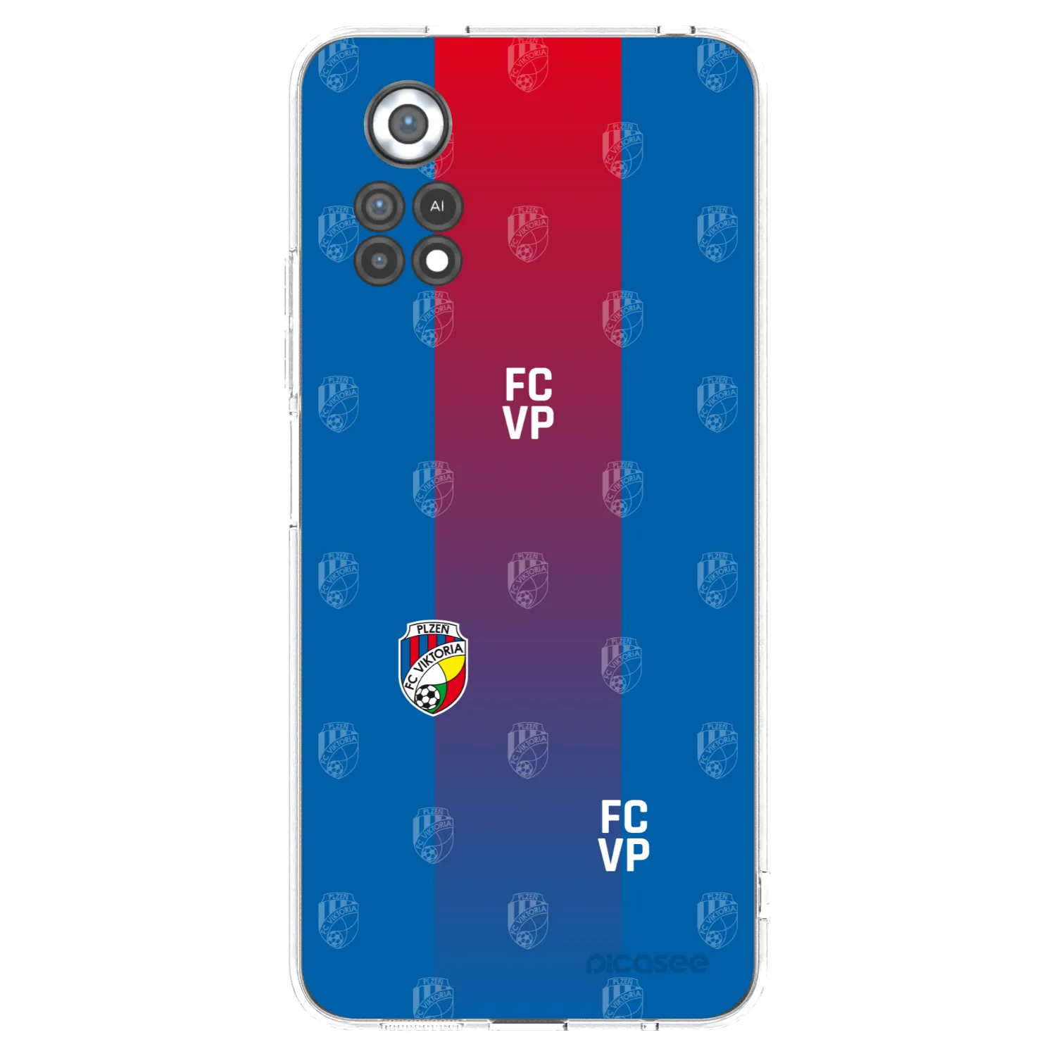 Picasee silikonový průhledný obal pro Xiaomi Poco X4 Pro 5G - FC Viktoria Plzeň F