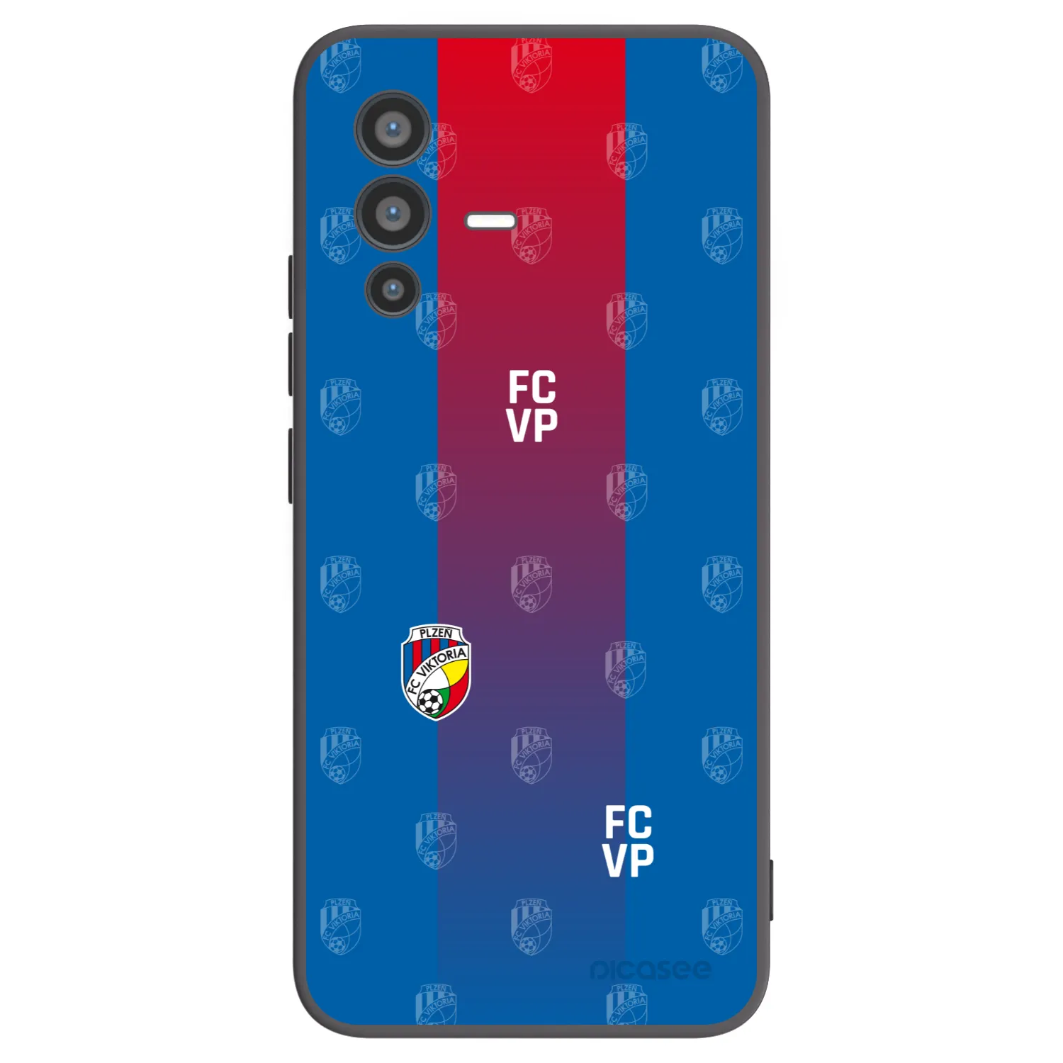 Picasee silikonový černý obal pro Vivo V23 5G - FC Viktoria Plzeň F
