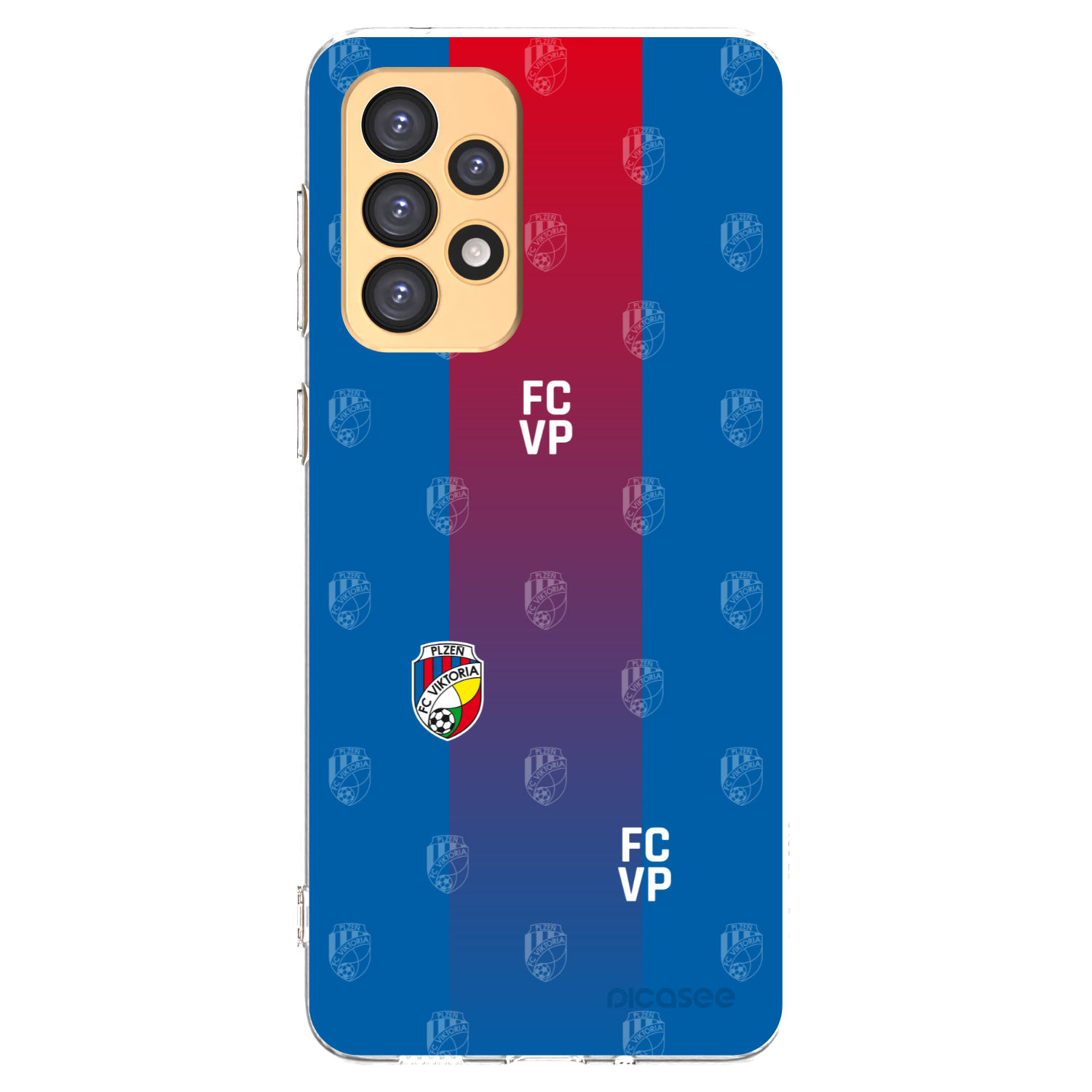 Picasee silikonový průhledný obal pro Samsung Galaxy A33 5G A336 - FC Viktoria Plzeň F