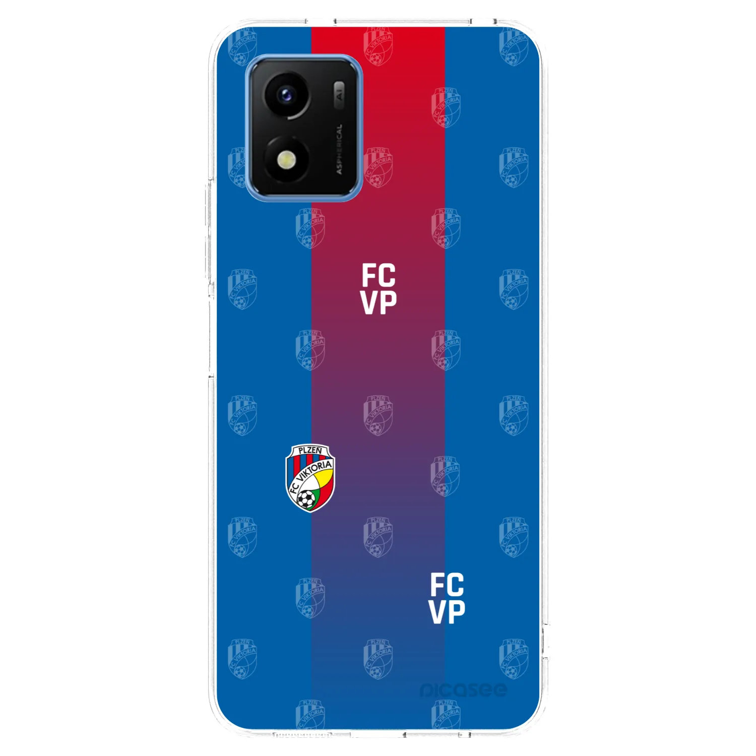 Picasee silikonový průhledný obal pro Vivo Y01 - FC Viktoria Plzeň F