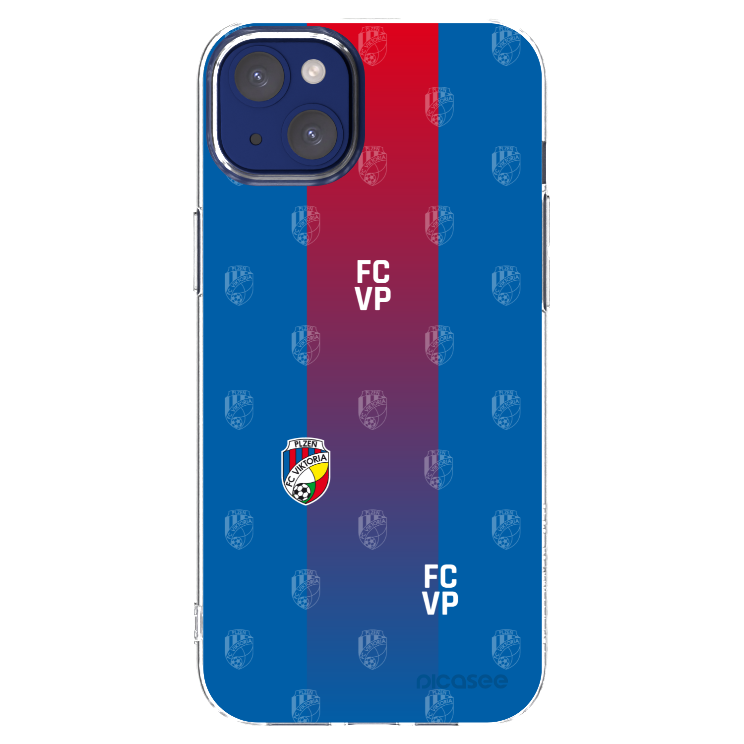 Picasee silikonový průhledný obal pro Apple iPhone 14 Plus - FC Viktoria Plzeň F
