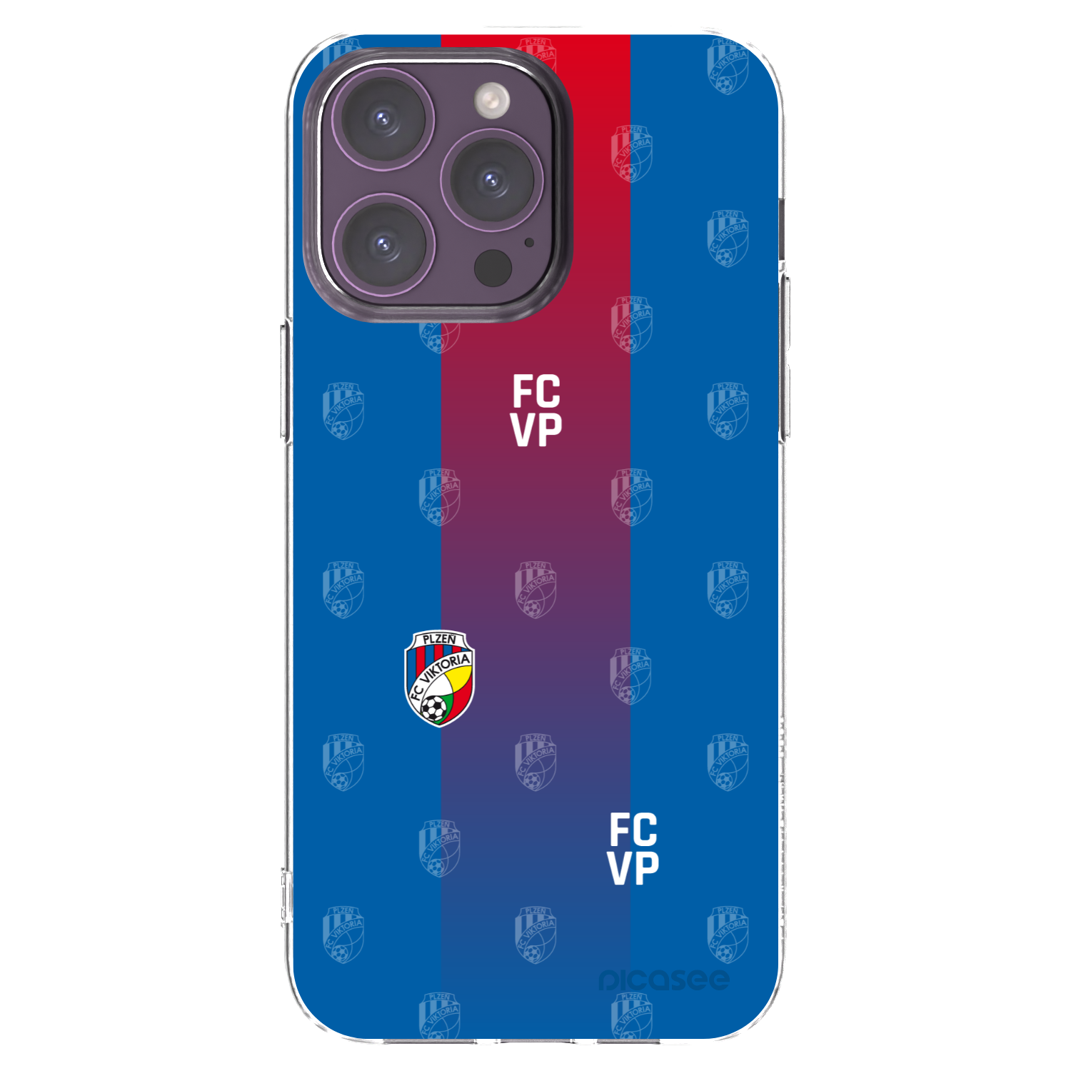 Picasee silikonový průhledný obal pro Apple iPhone 14 Pro Max - FC Viktoria Plzeň F