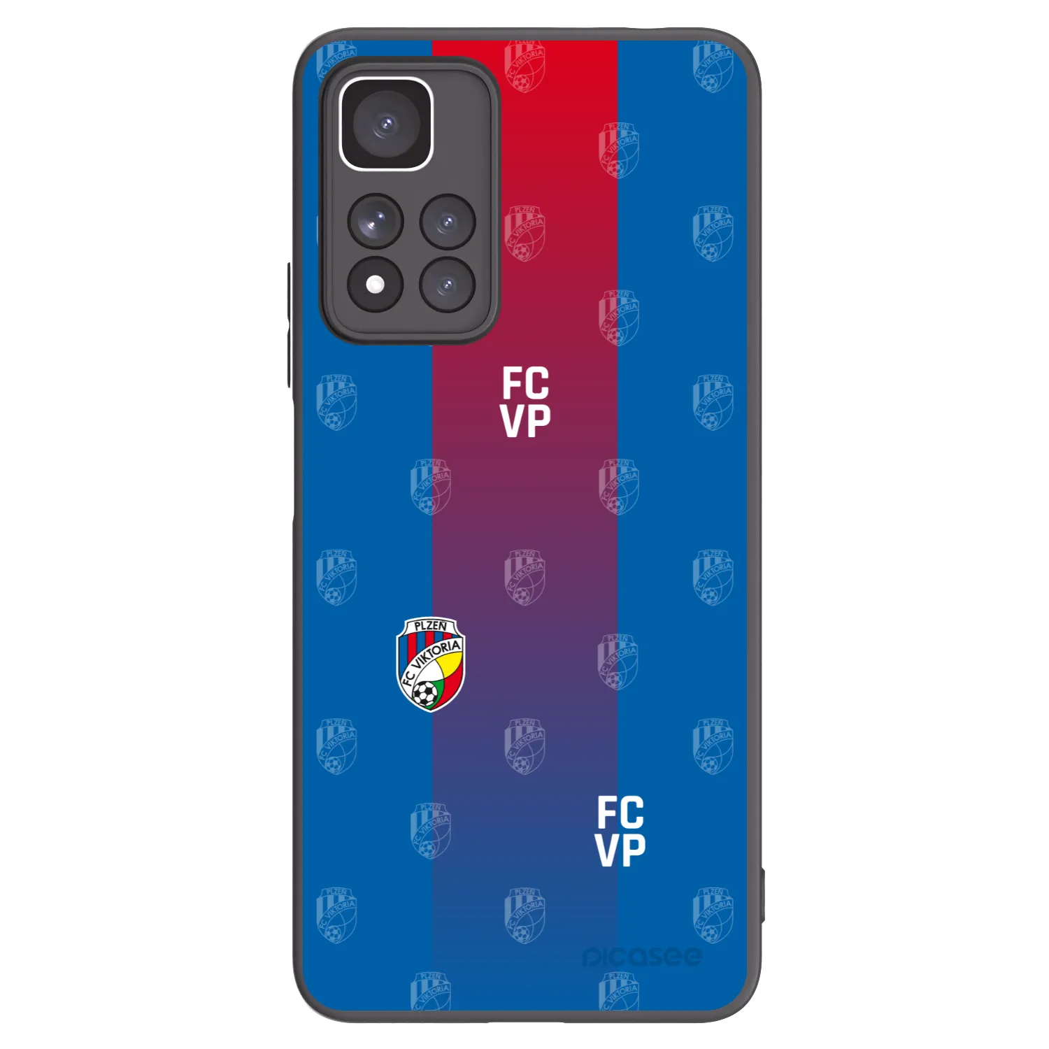 Picasee silikonový černý obal pro Xiaomi Redmi Note 11 Pro+ 5G - FC Viktoria Plzeň F
