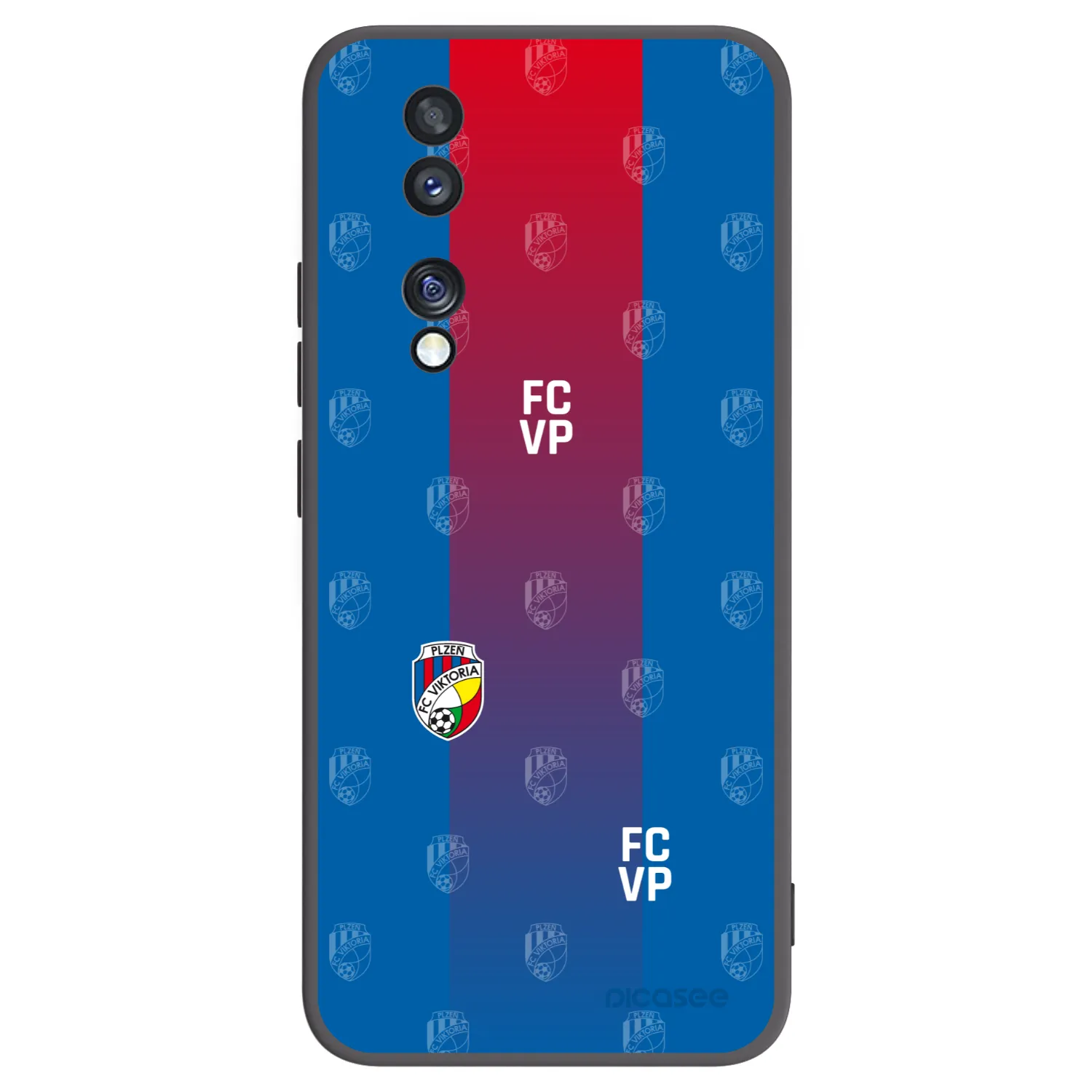 Picasee silikonový černý obal pro Honor 70 - FC Viktoria Plzeň F