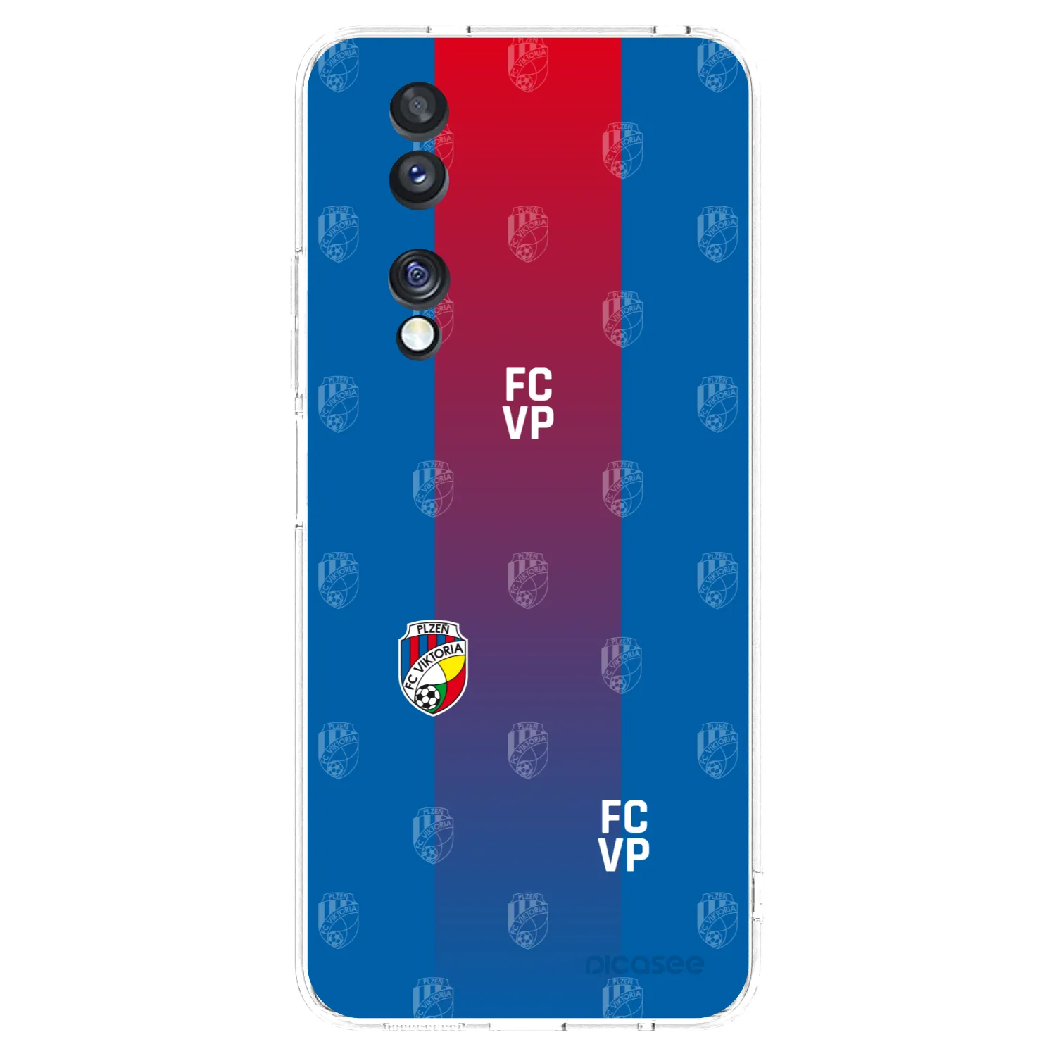 Picasee silikonový průhledný obal pro Honor 70 - FC Viktoria Plzeň F