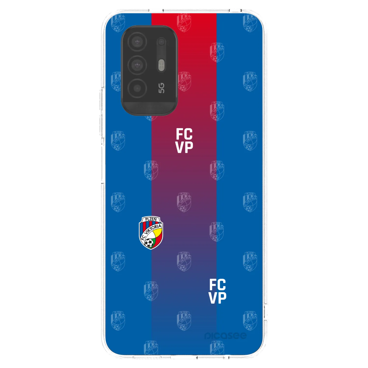 Picasee silikonový průhledný obal pro OPPO A94 5G - FC Viktoria Plzeň F