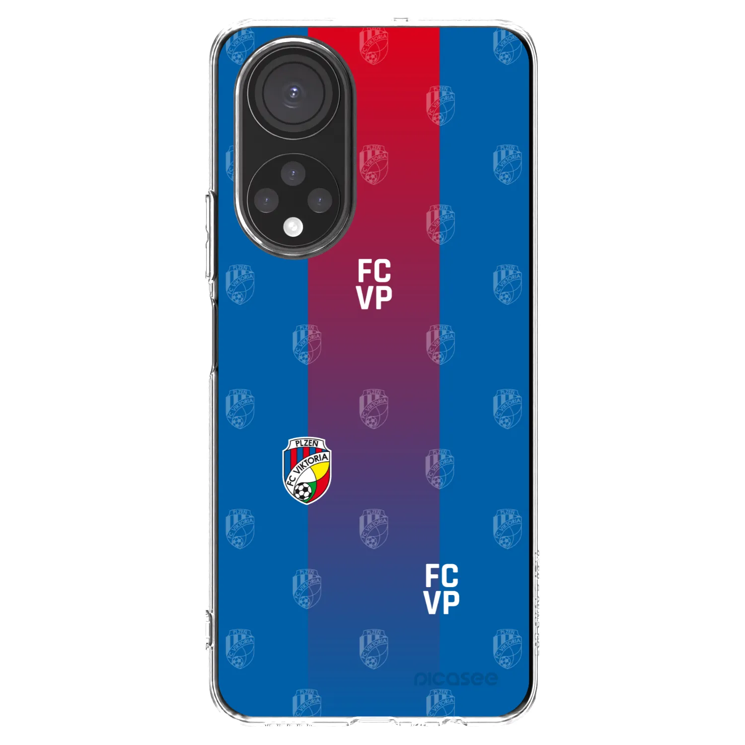 Picasee silikonový průhledný obal pro Honor X7 - FC Viktoria Plzeň F