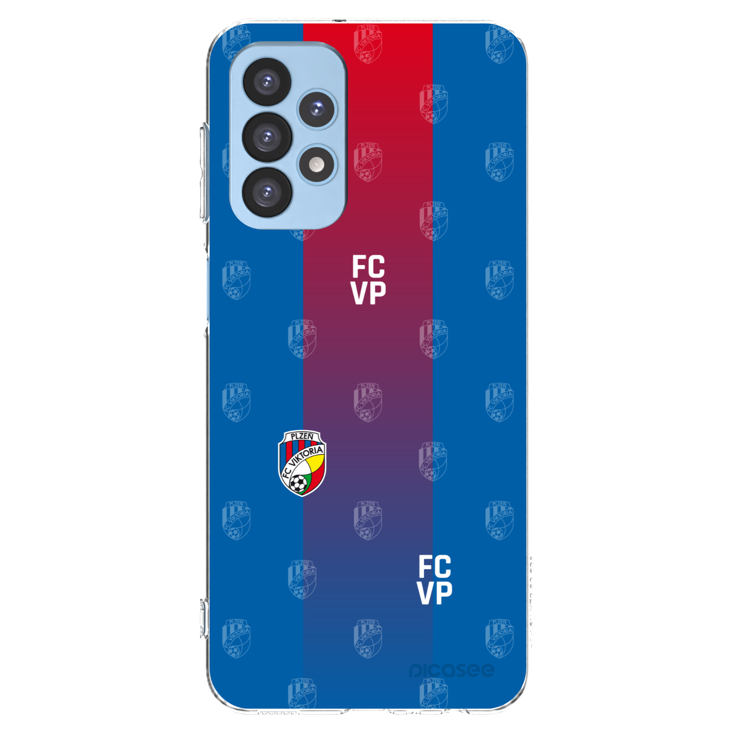 Picasee silikonový průhledný obal pro Samsung Galaxy A23 A235F 4G - FC Viktoria Plzeň F