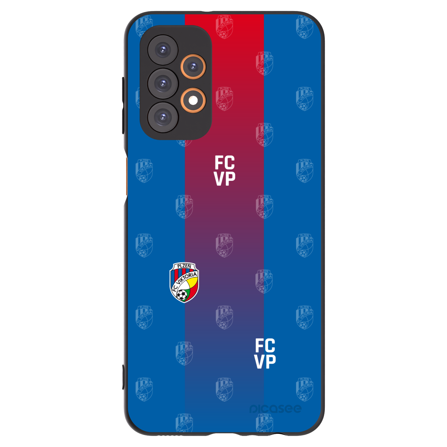 Picasee silikonový černý obal pro Samsung Galaxy A23 A236B 5G - FC Viktoria Plzeň F