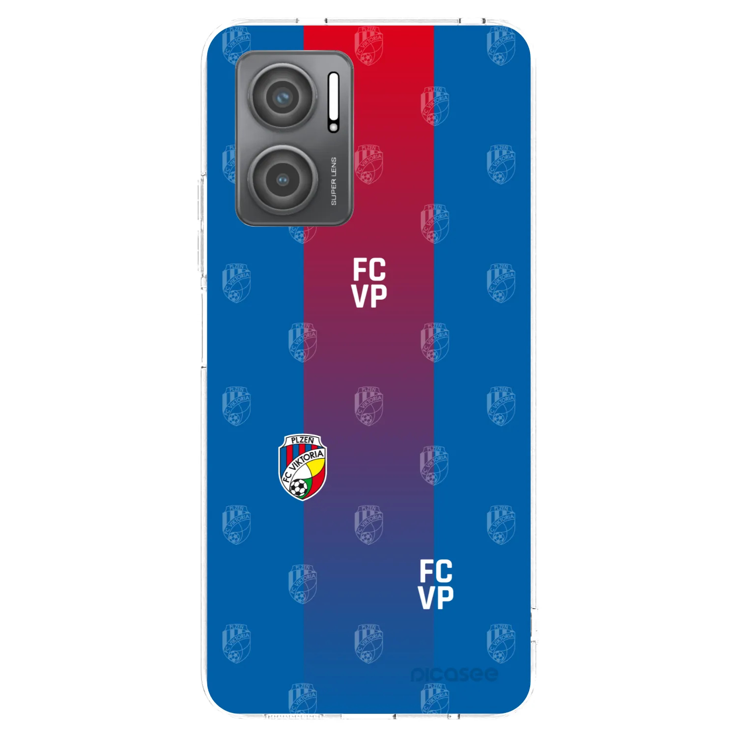 Picasee silikonový průhledný obal pro Xiaomi Redmi 10 5G - FC Viktoria Plzeň F