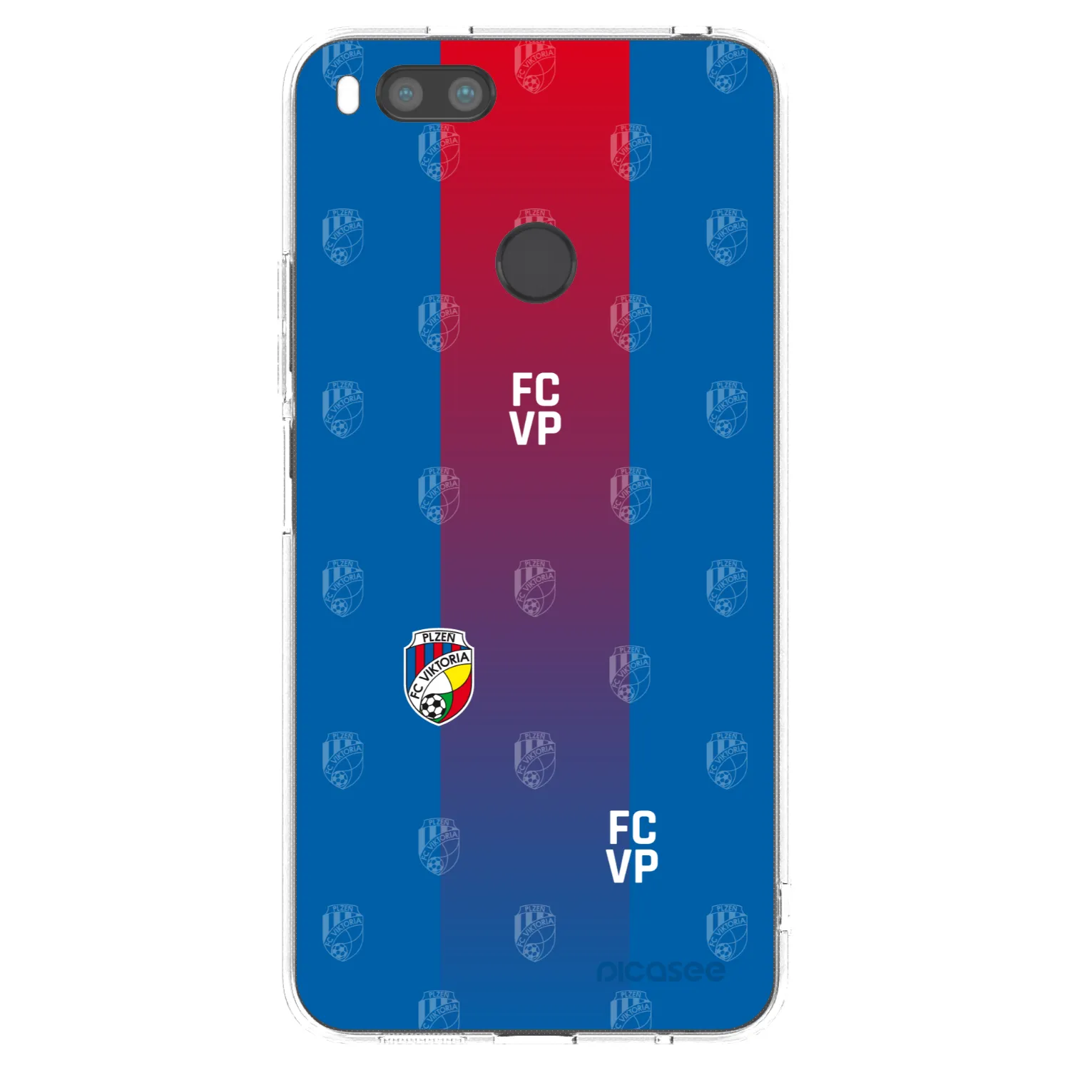 Picasee silikonový průhledný obal pro Xiaomi Redmi A1 - FC Viktoria Plzeň F