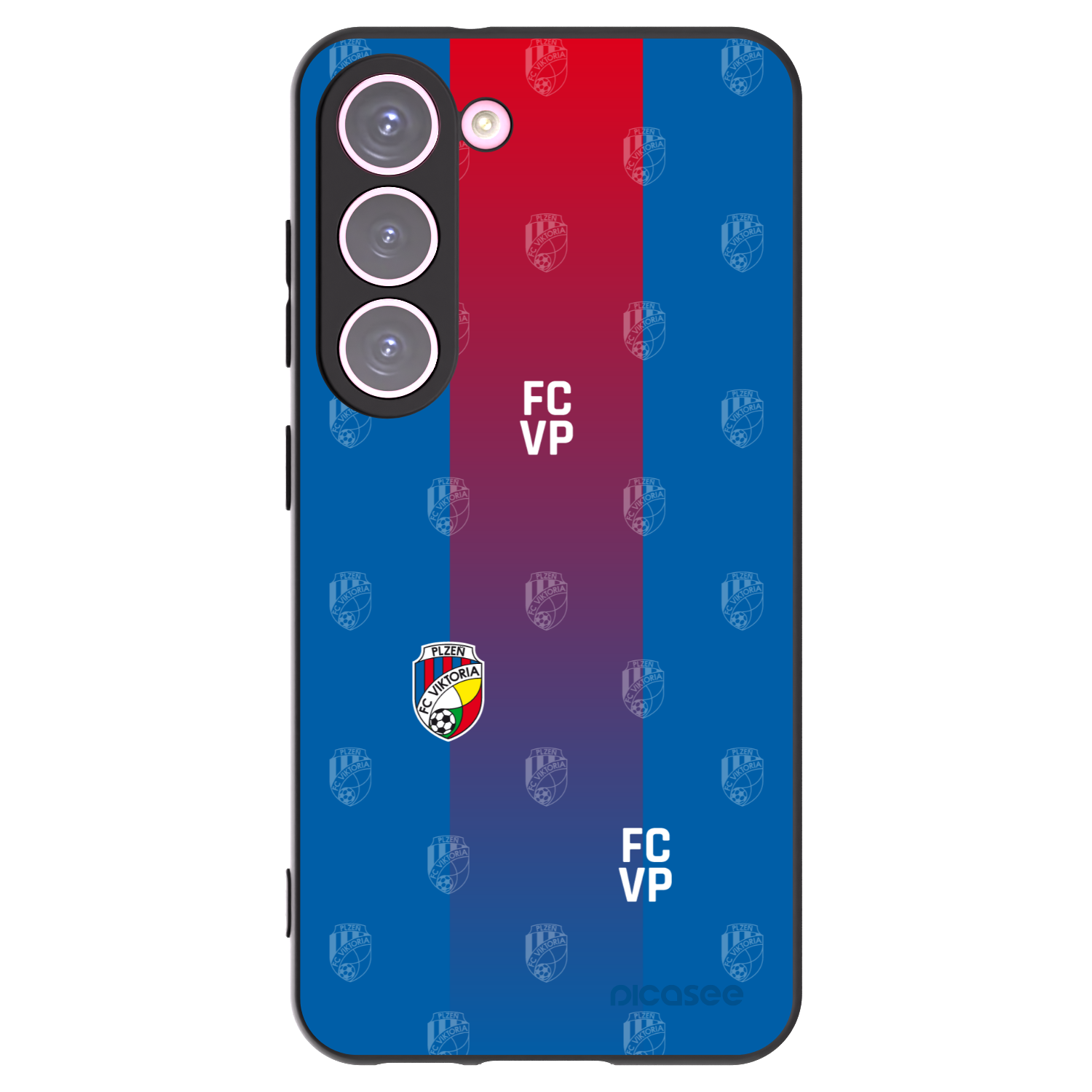 Picasee silikonový černý obal pro Samsung Galaxy S23 5G - FC Viktoria Plzeň F