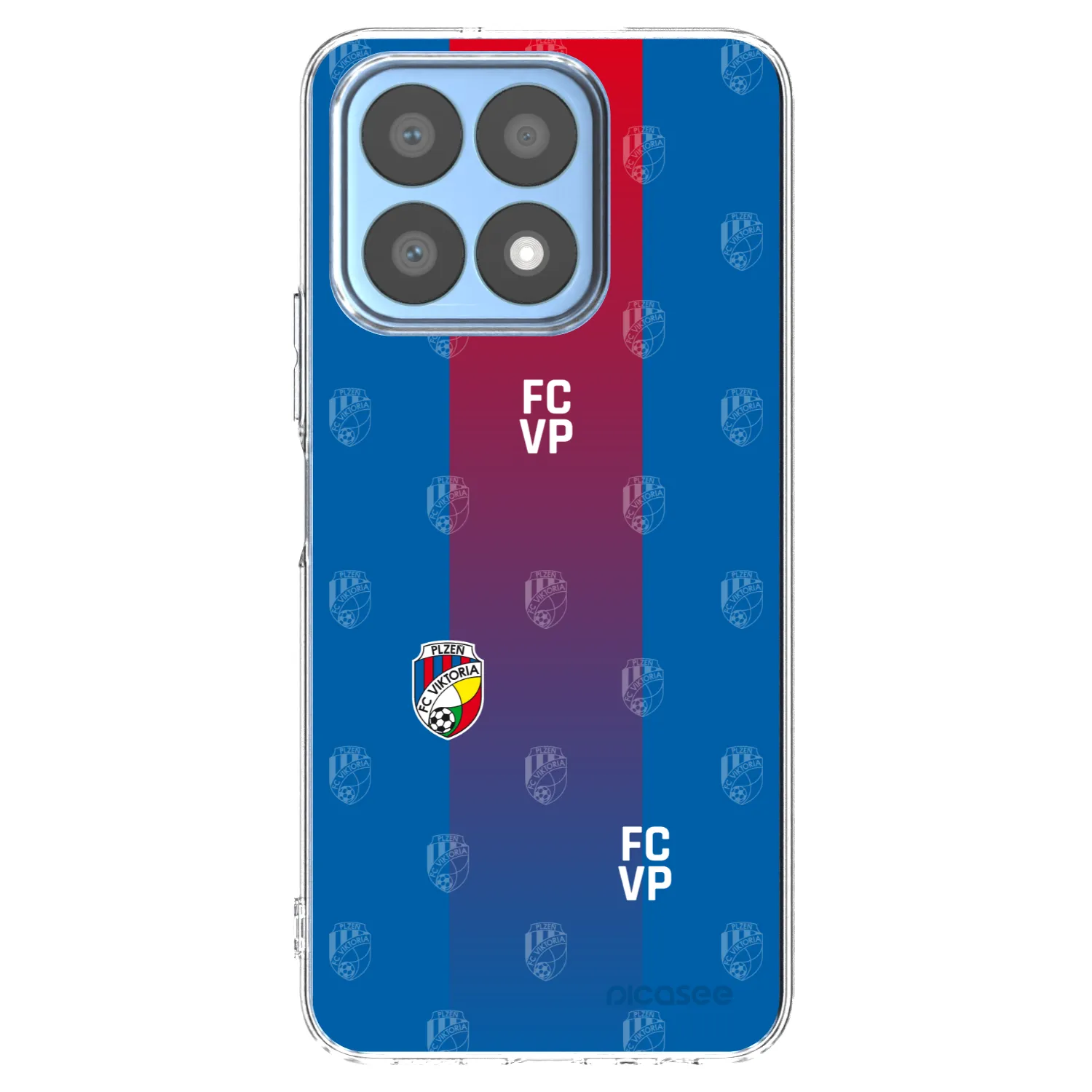 Picasee silikonový průhledný obal pro Honor X8a - FC Viktoria Plzeň F